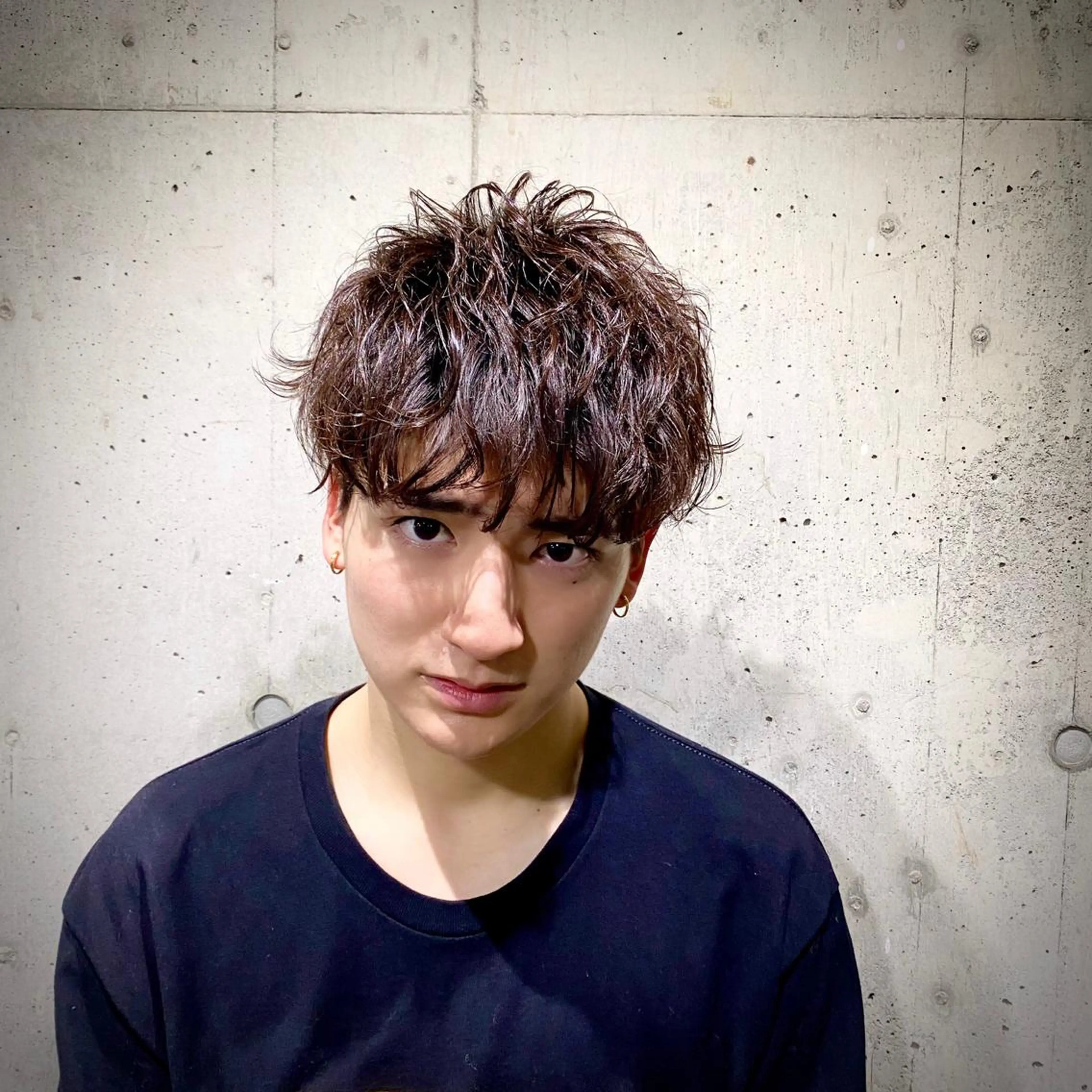 カラー パーマ メンズ メンズブリーチカラー /パーマ ごーた立川のヘアスタイル