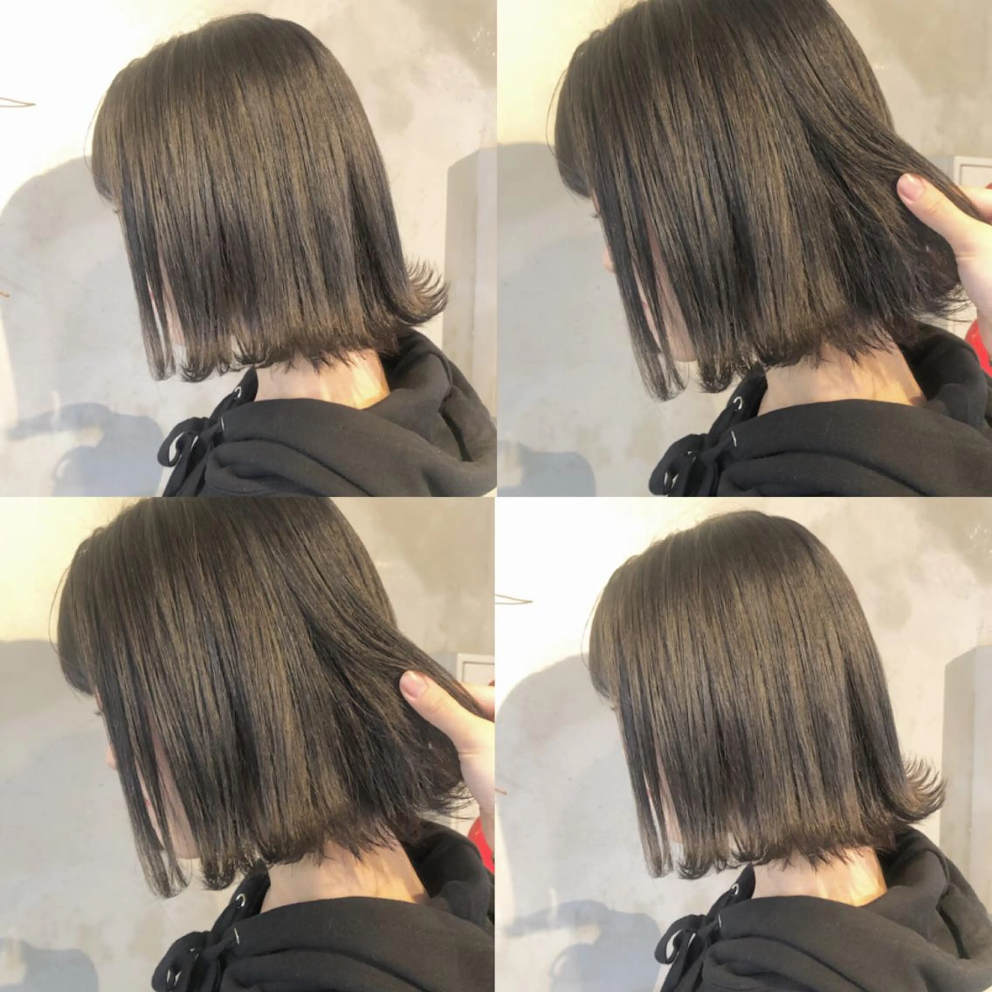 ミディアム sano sayakaのヘアスタイル