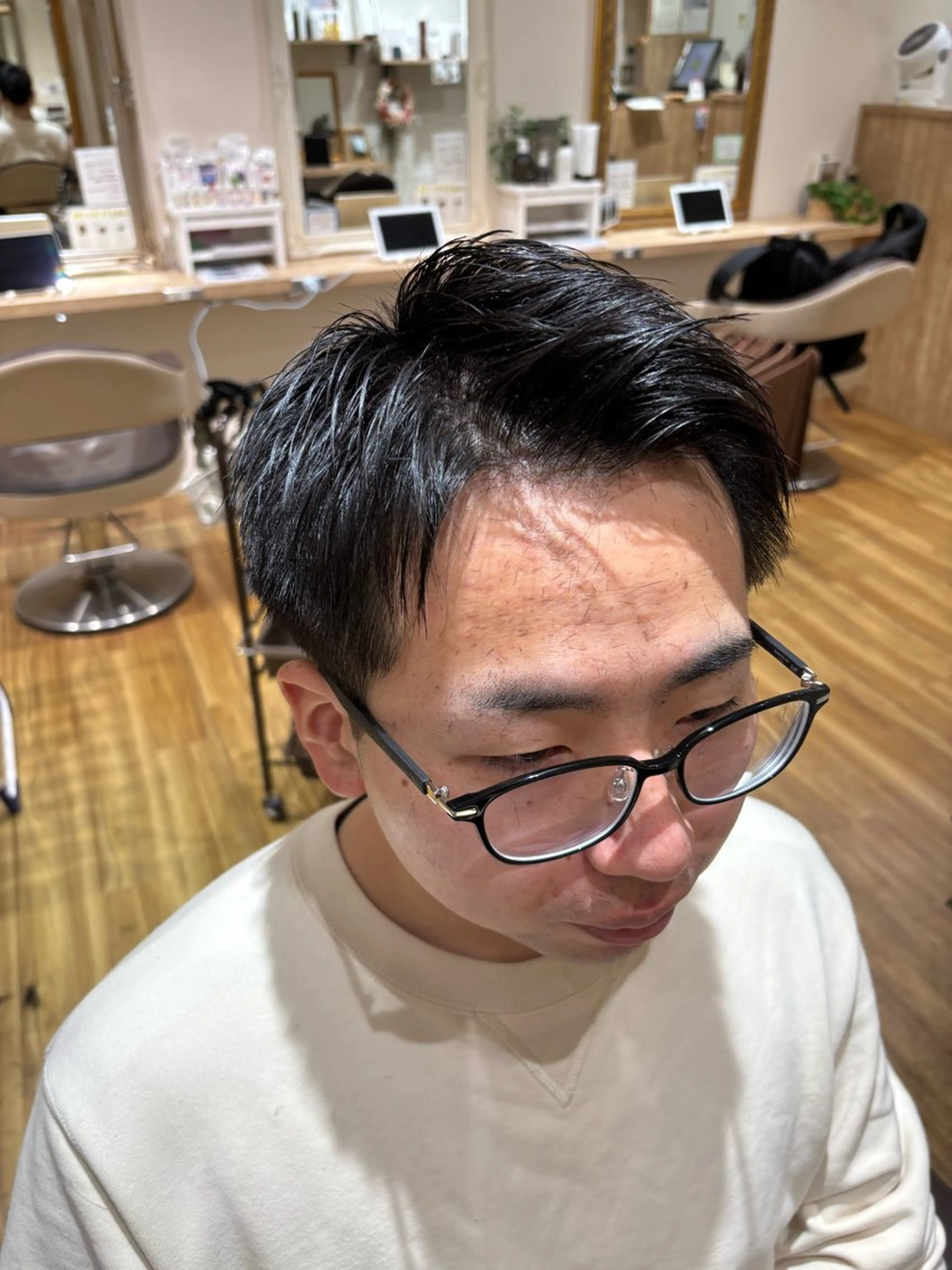 ショート メンズ 渡辺 大雅のヘアスタイル