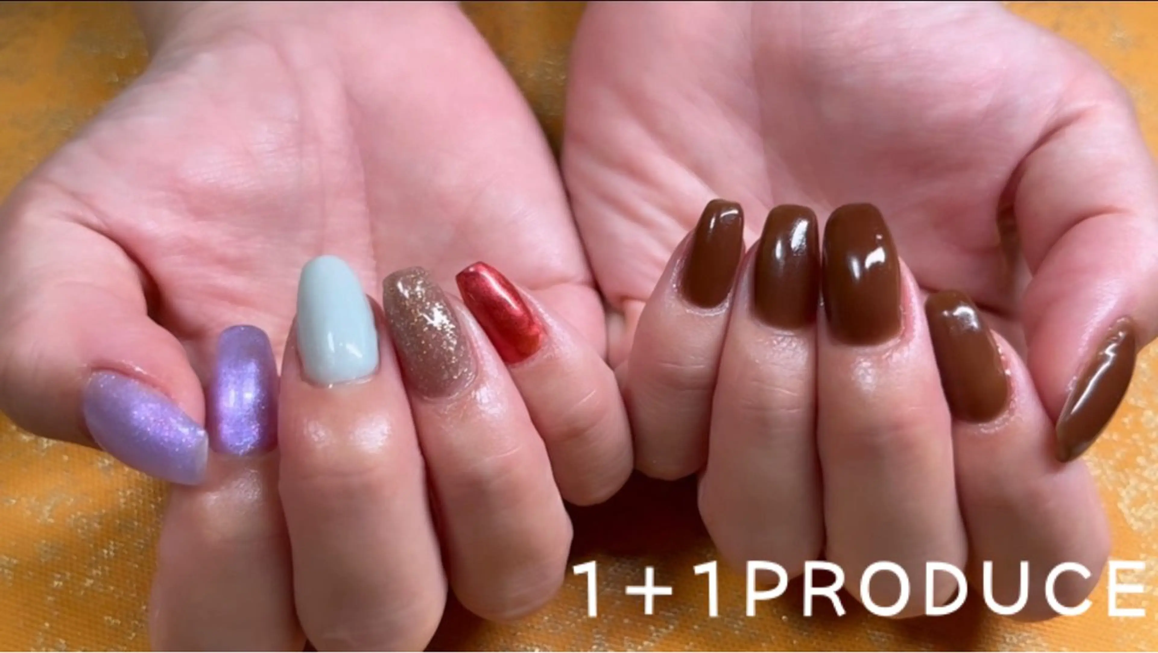 ネイル 1+1 PRODUCEのネイルデザイン