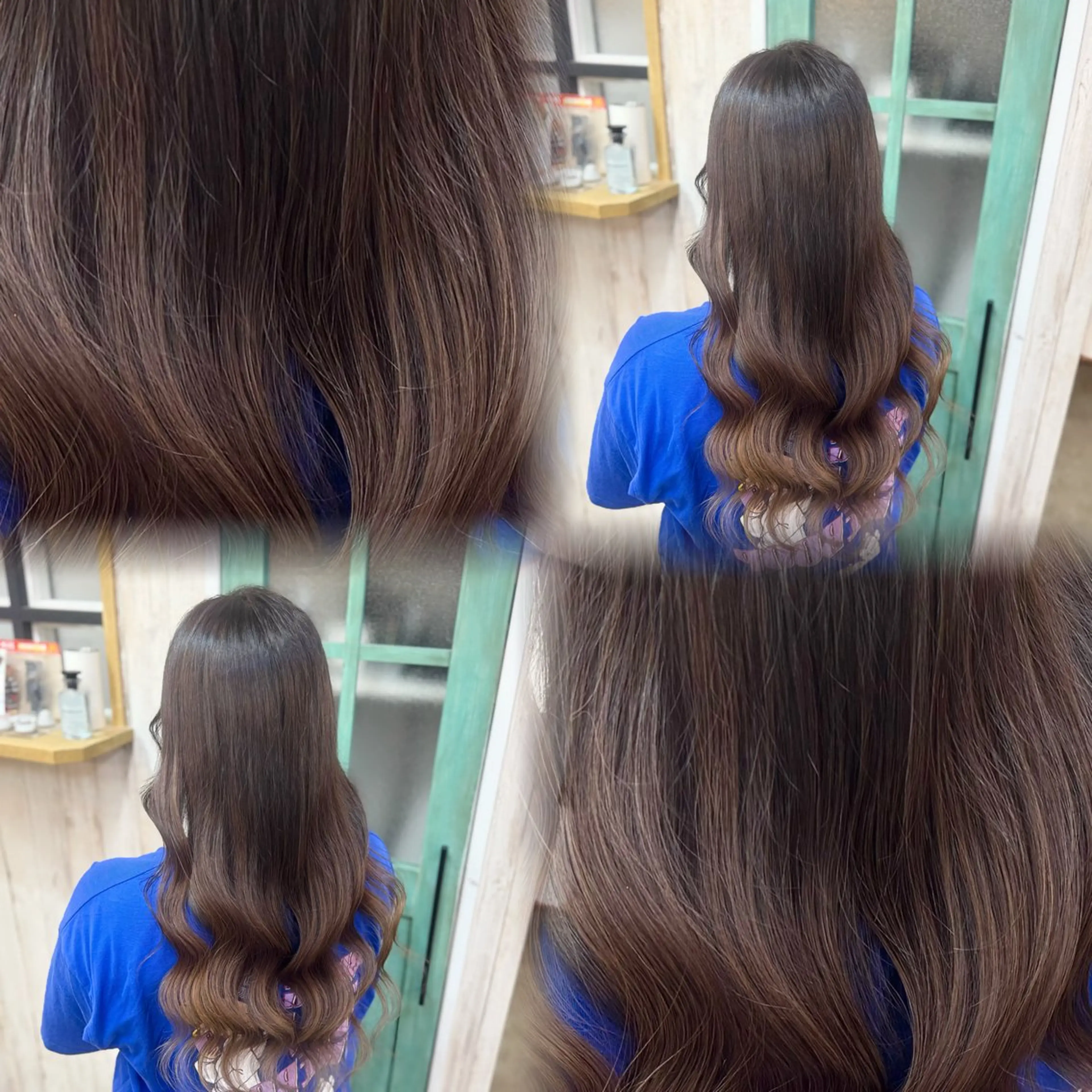 ロング カラー ヘアカラー 髙橋 李里亜のヘアスタイル