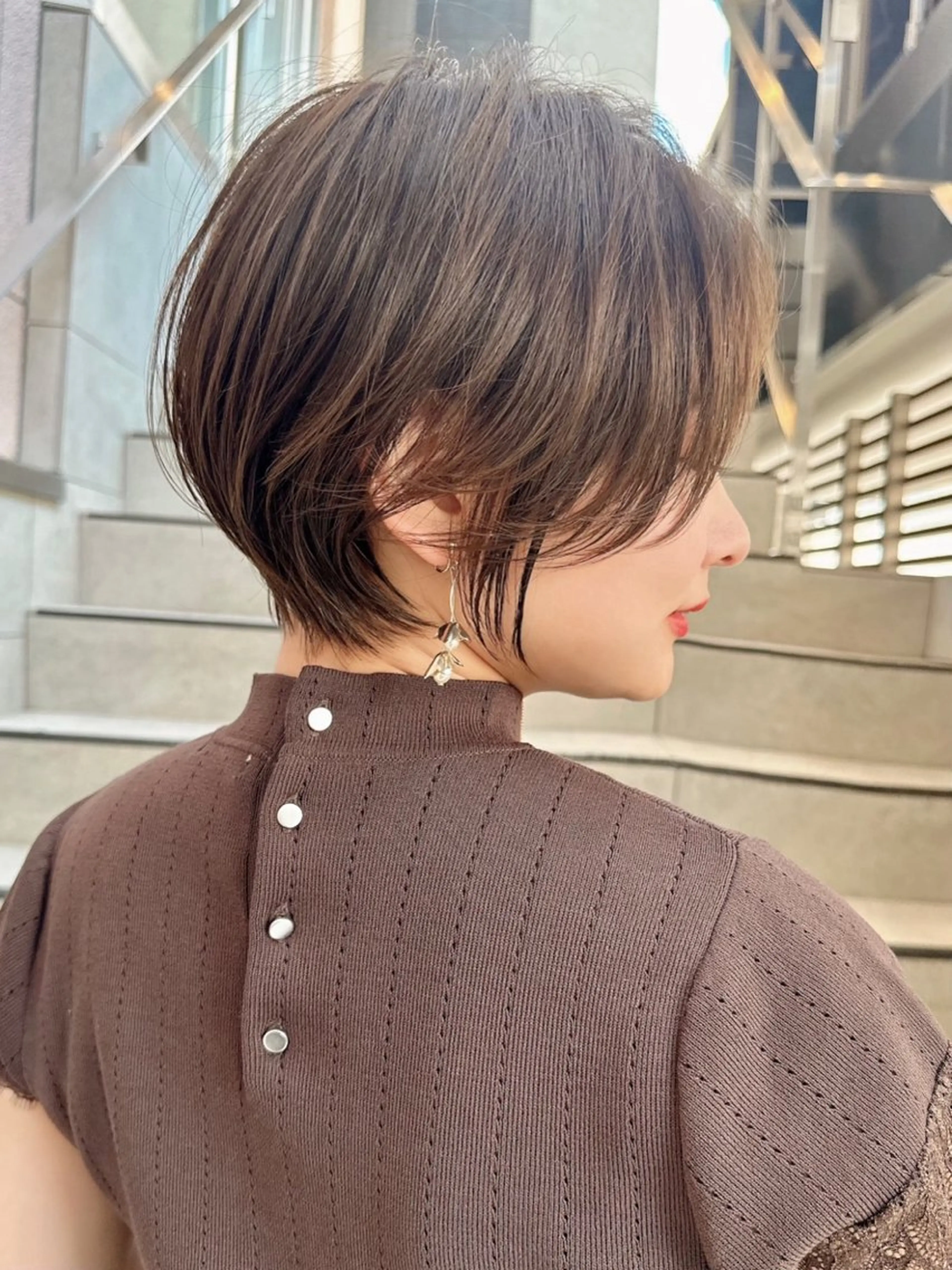 ショート カット 🩵縮毛矯正・ボブ 岩原朋也🩵のヘアスタイル