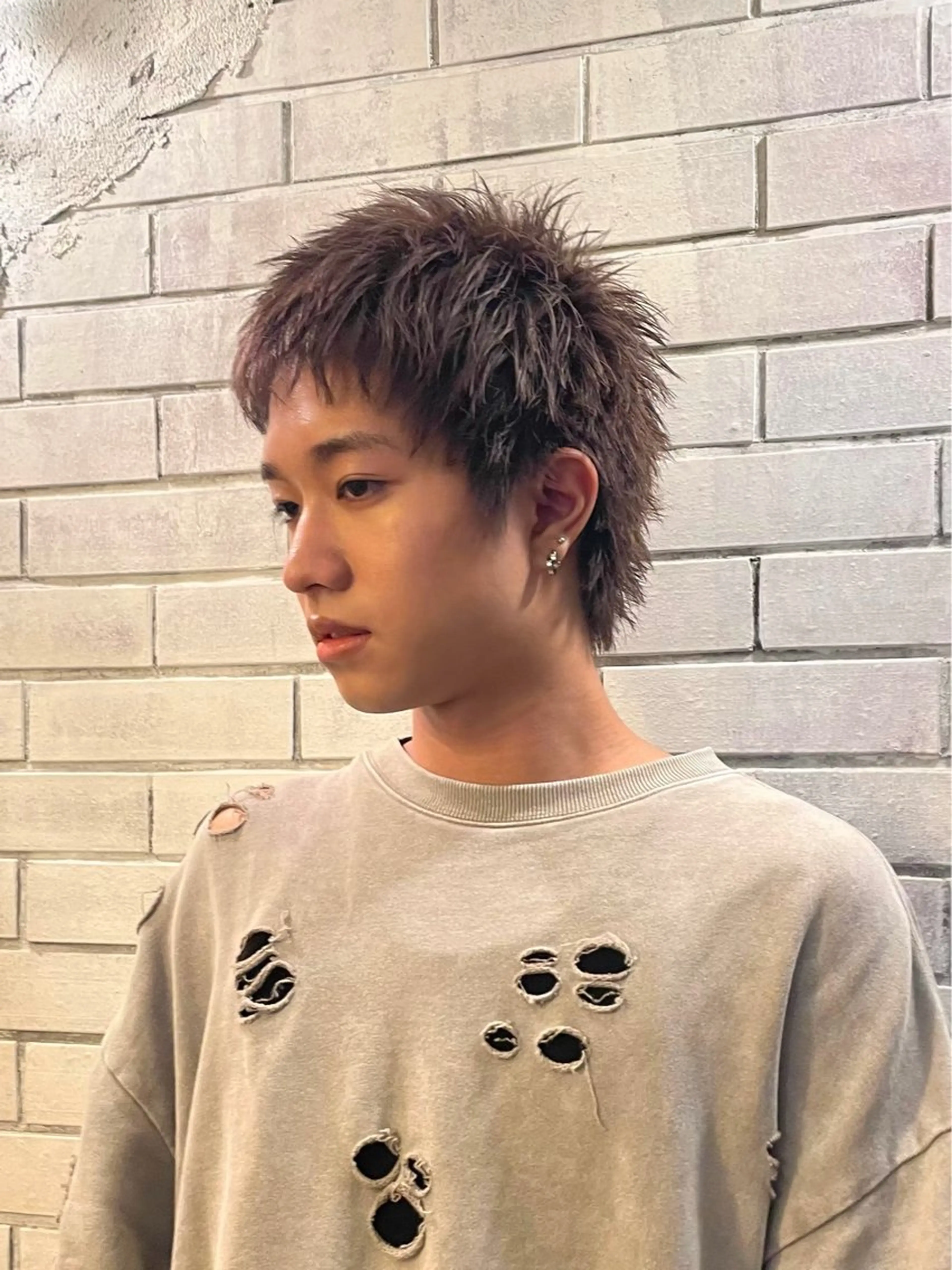 ショート カラー メンズ ✂︎メンズ特化千葉 パーマ優希のヘアスタイル