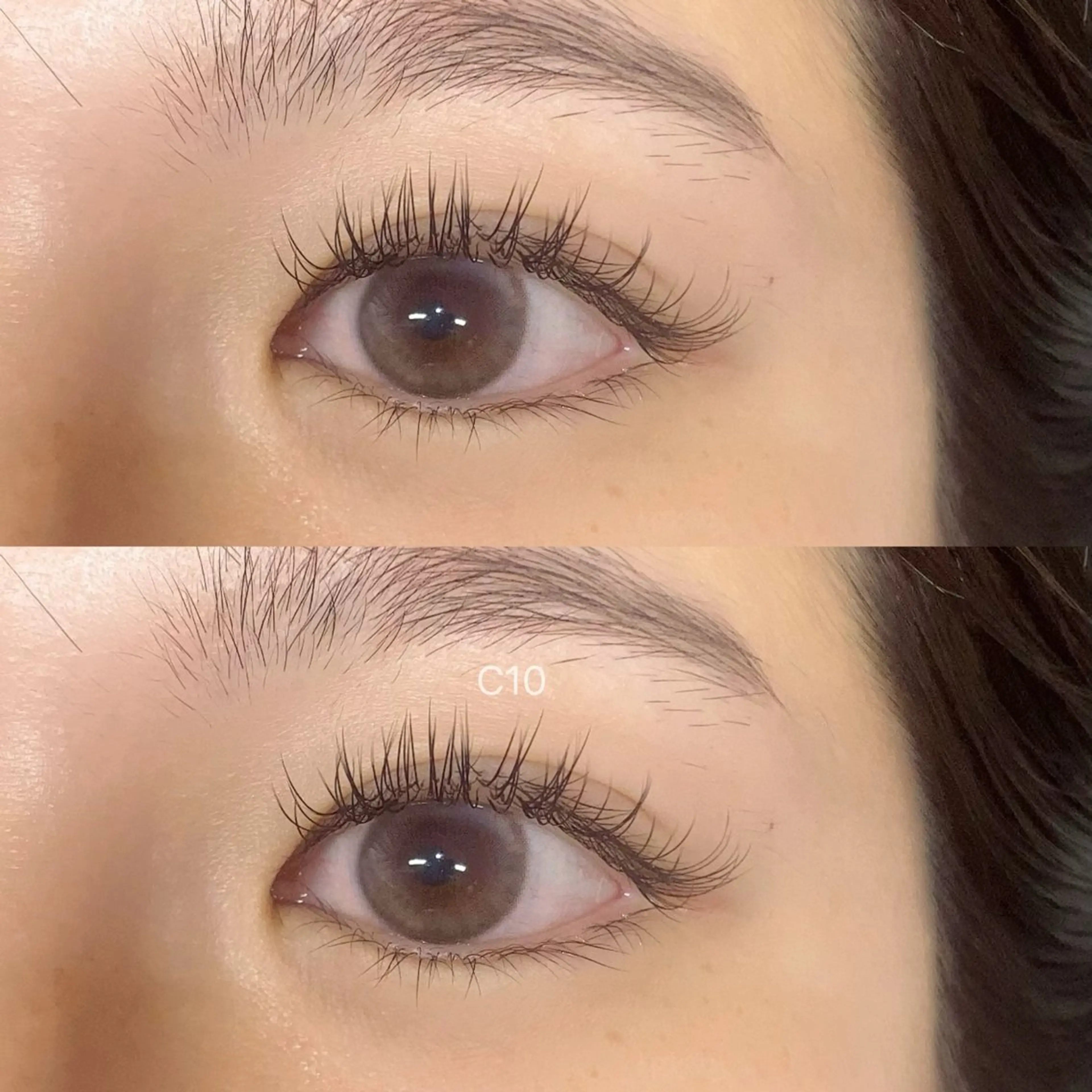 マツエク・マツパ Cカール フラットラッシュ 松下 妃帆のマツエク・マツパデザイン