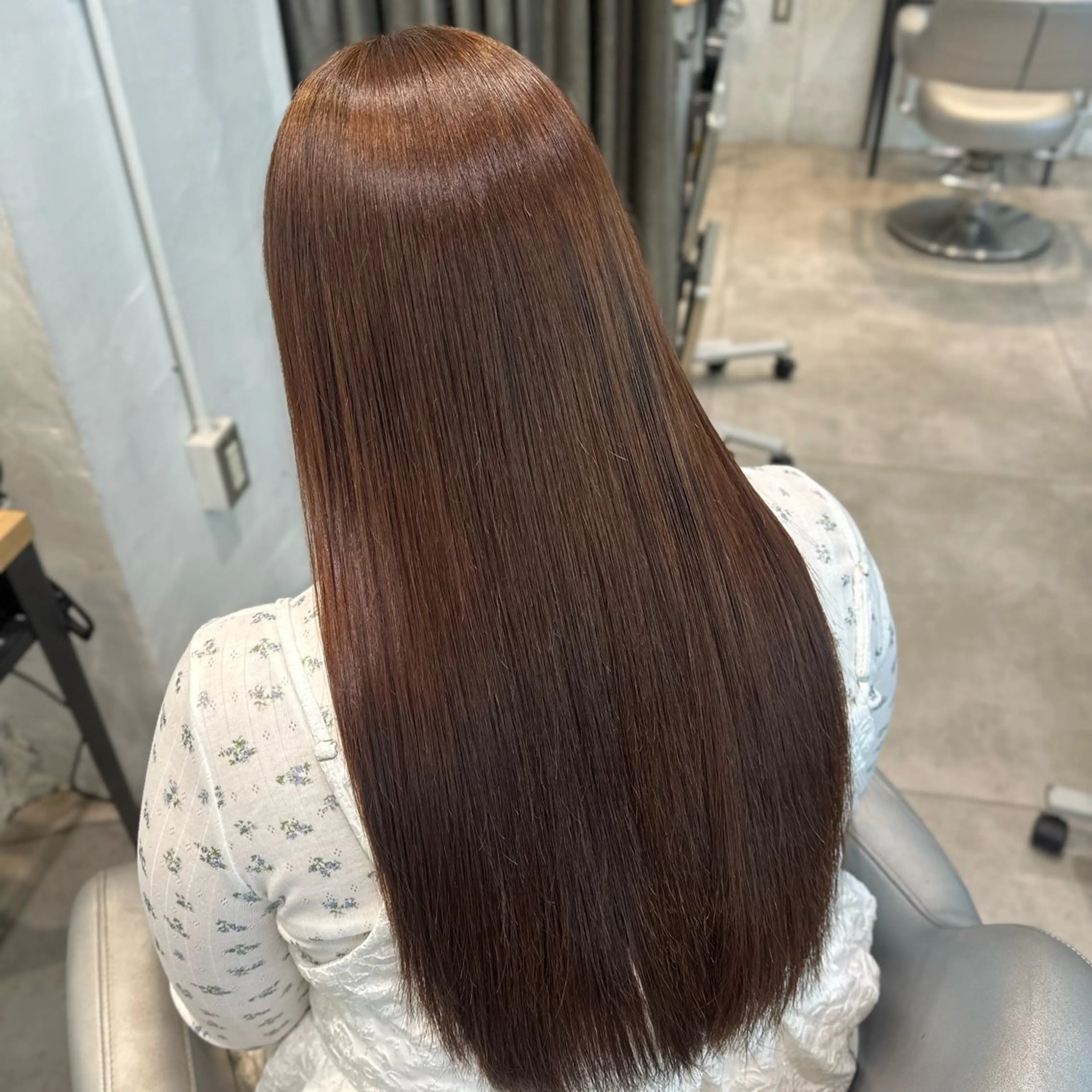 カラー ブラウンカラー ヘアカラー 透明感カラー/レイヤ ーカットりこ🤎🫧のヘアスタイル