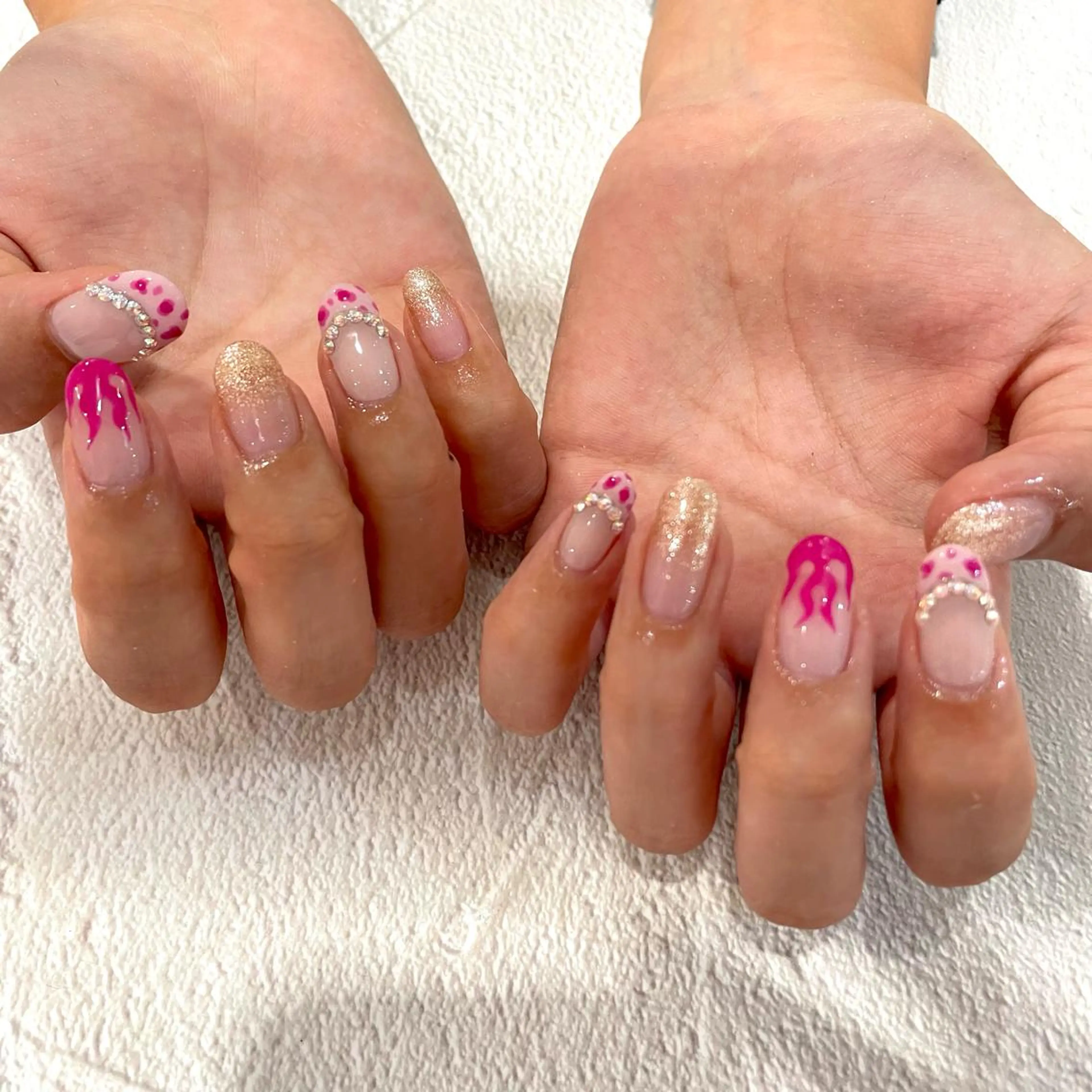 ネイル 長瀬 瑠霞のネイルデザイン