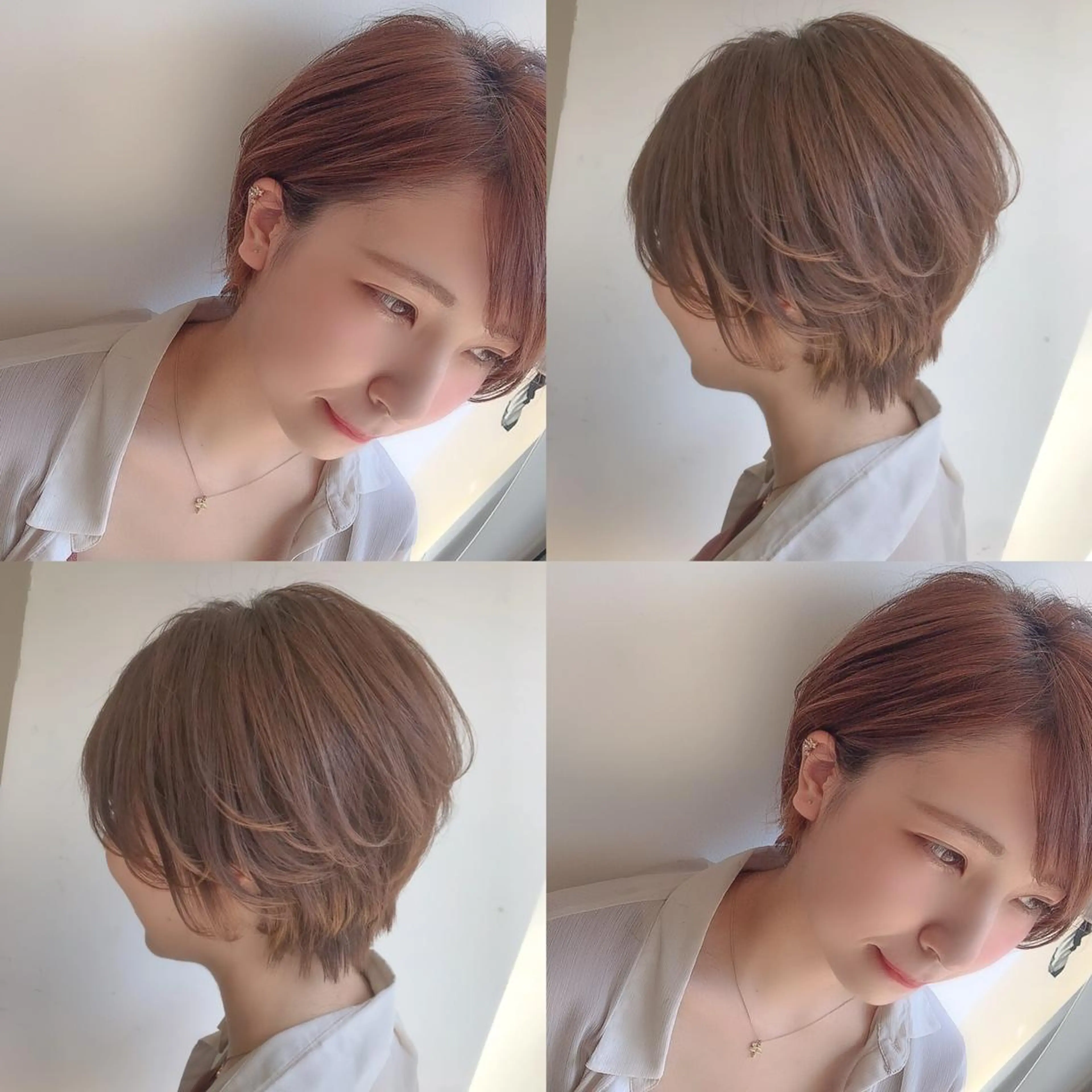 セミロング カラー ba-boo 広島のヘアスタイル