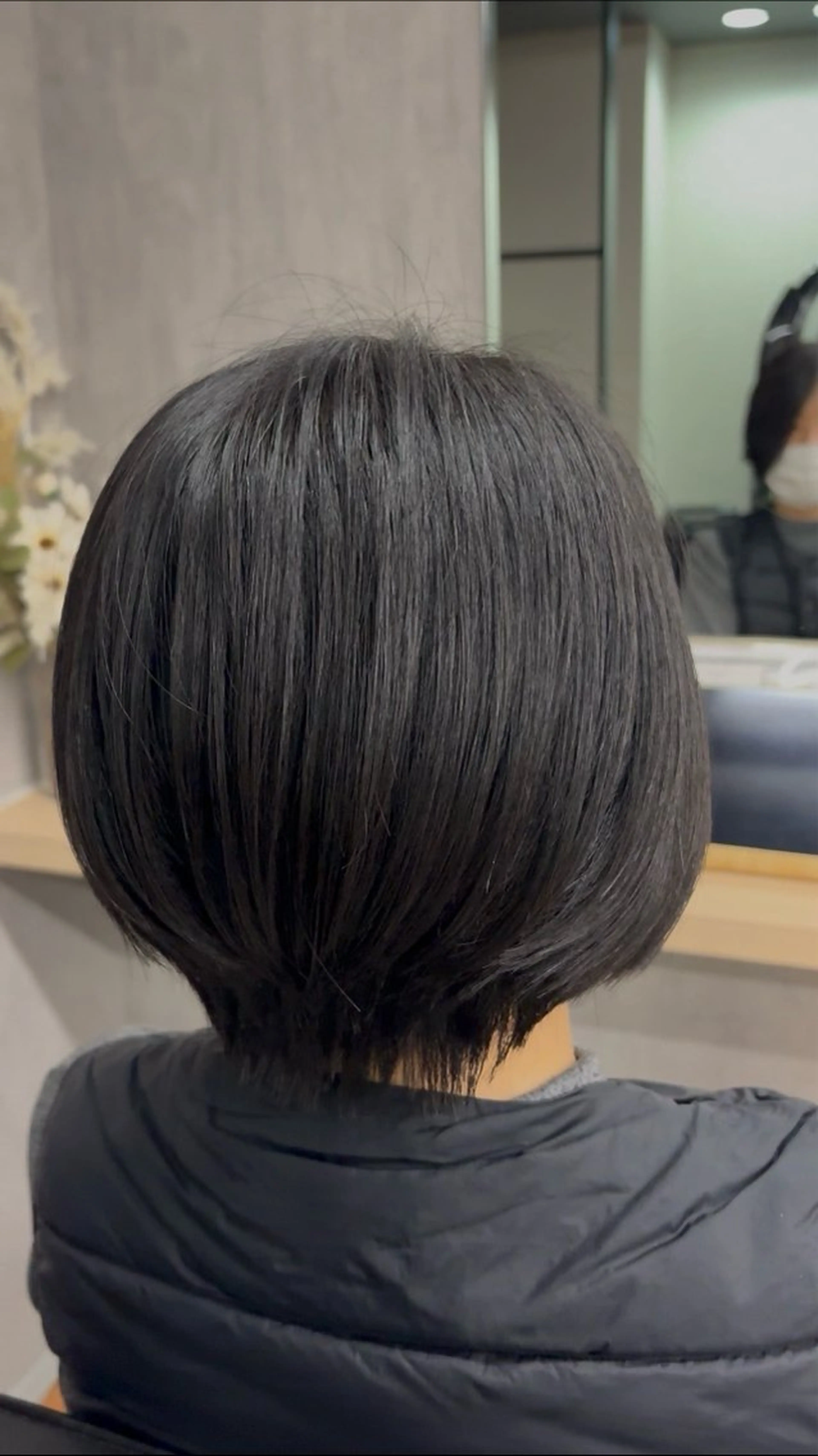 ショート ショートボブ 丸みショート ボブ ショートヘア 中田 汐梨のヘアスタイル