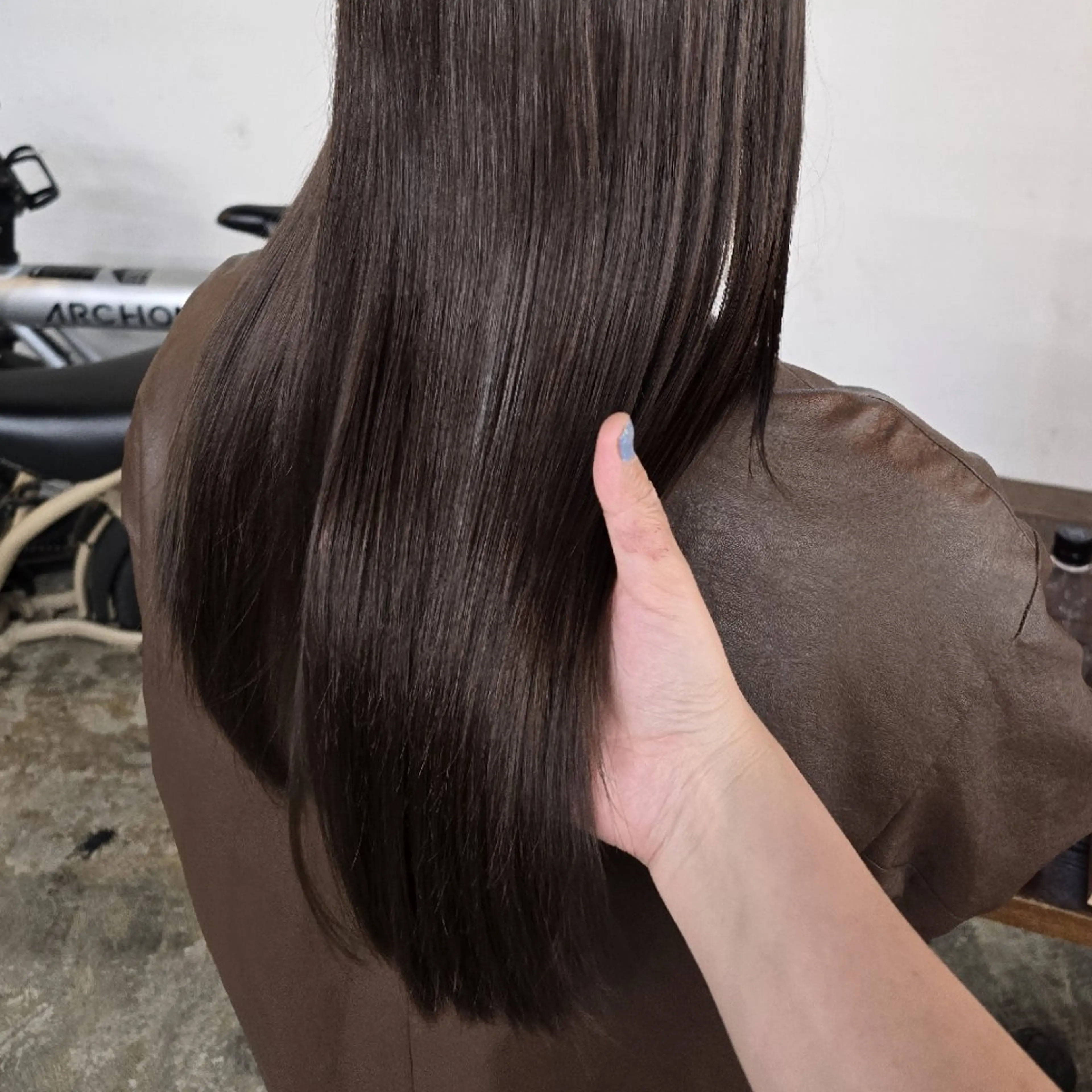 ロング カラー ヘアカラー トリートメント ハヤシ マユ ✂ 府中美容室のヘアスタイル
