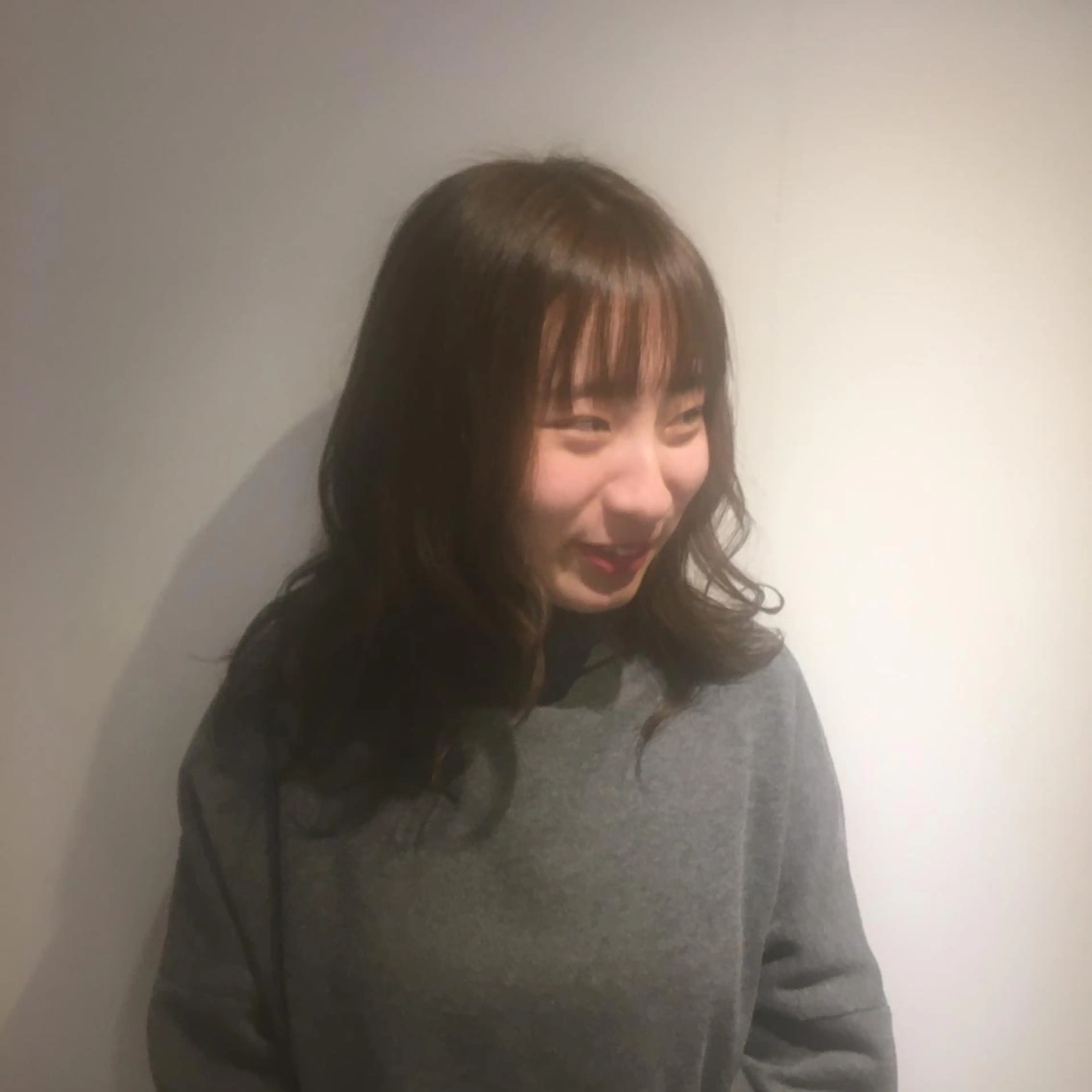 セミロング カラー カット ヘアカラー トリートメント しのはら まどかのヘアスタイル