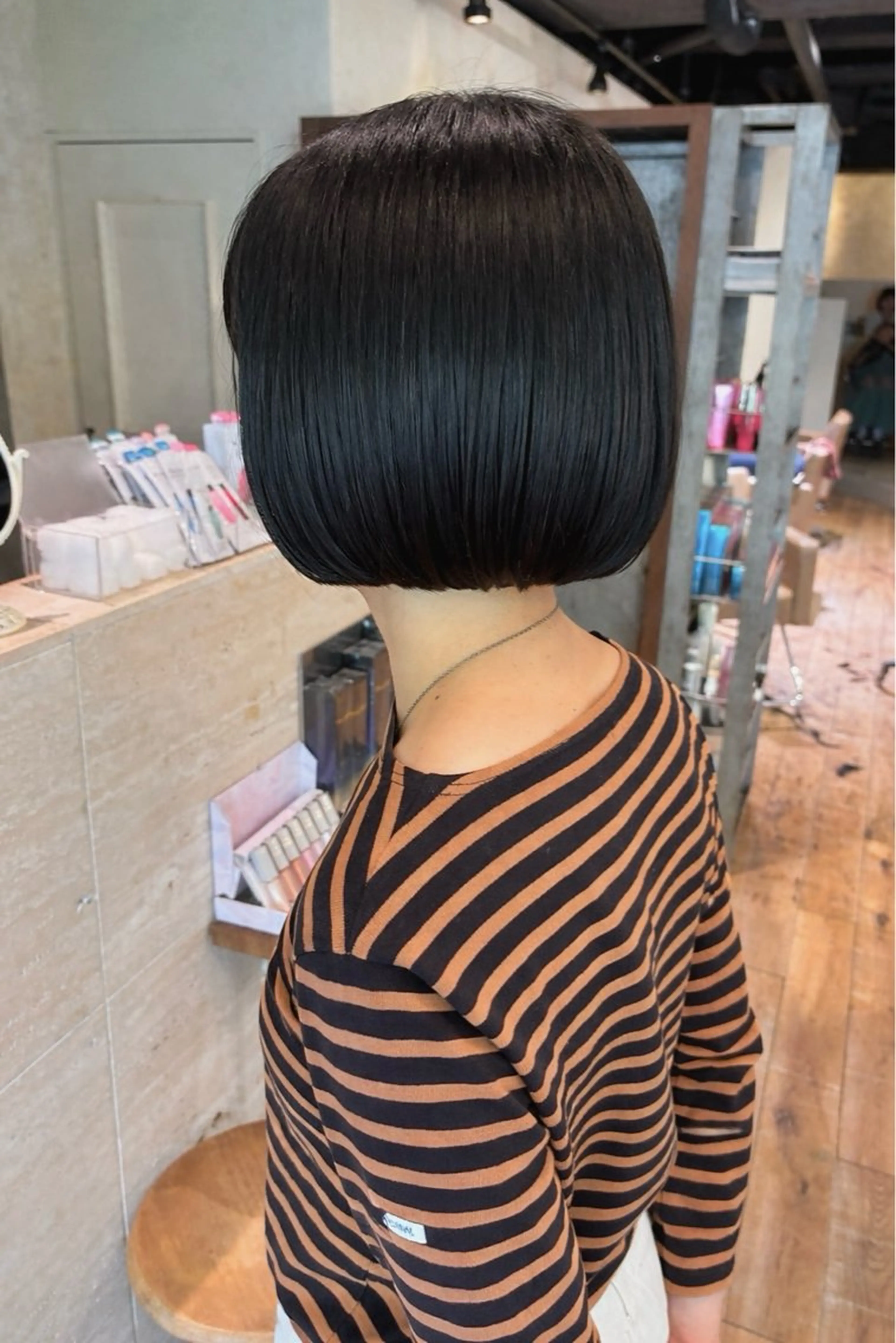 ショート ボブ カット トリートメント ボブ/レイヤー/ 梅田/天野川奈緒のヘアスタイル