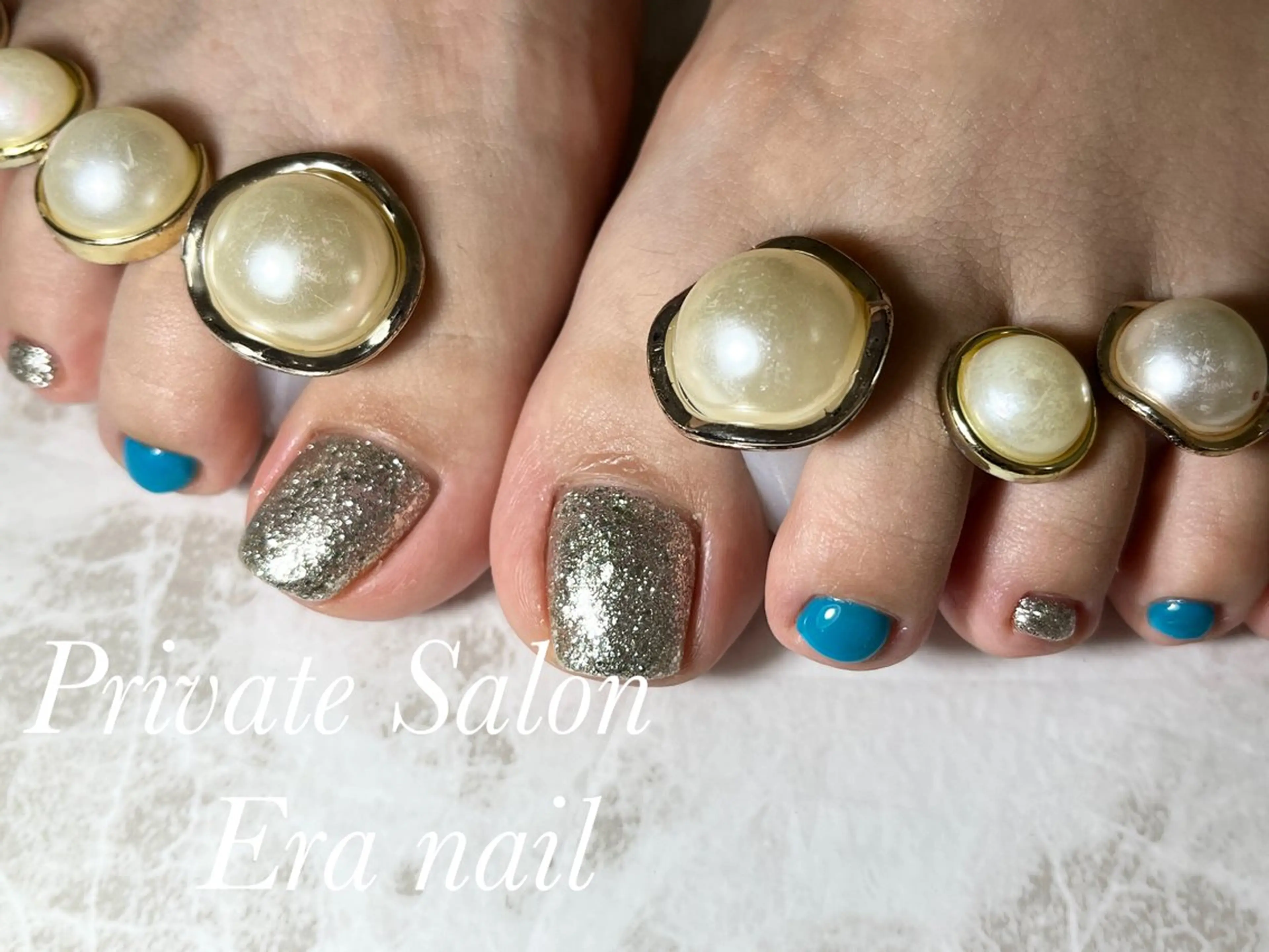 ネイル フットネイル ワンカラーネイル Era nailのネイルデザイン