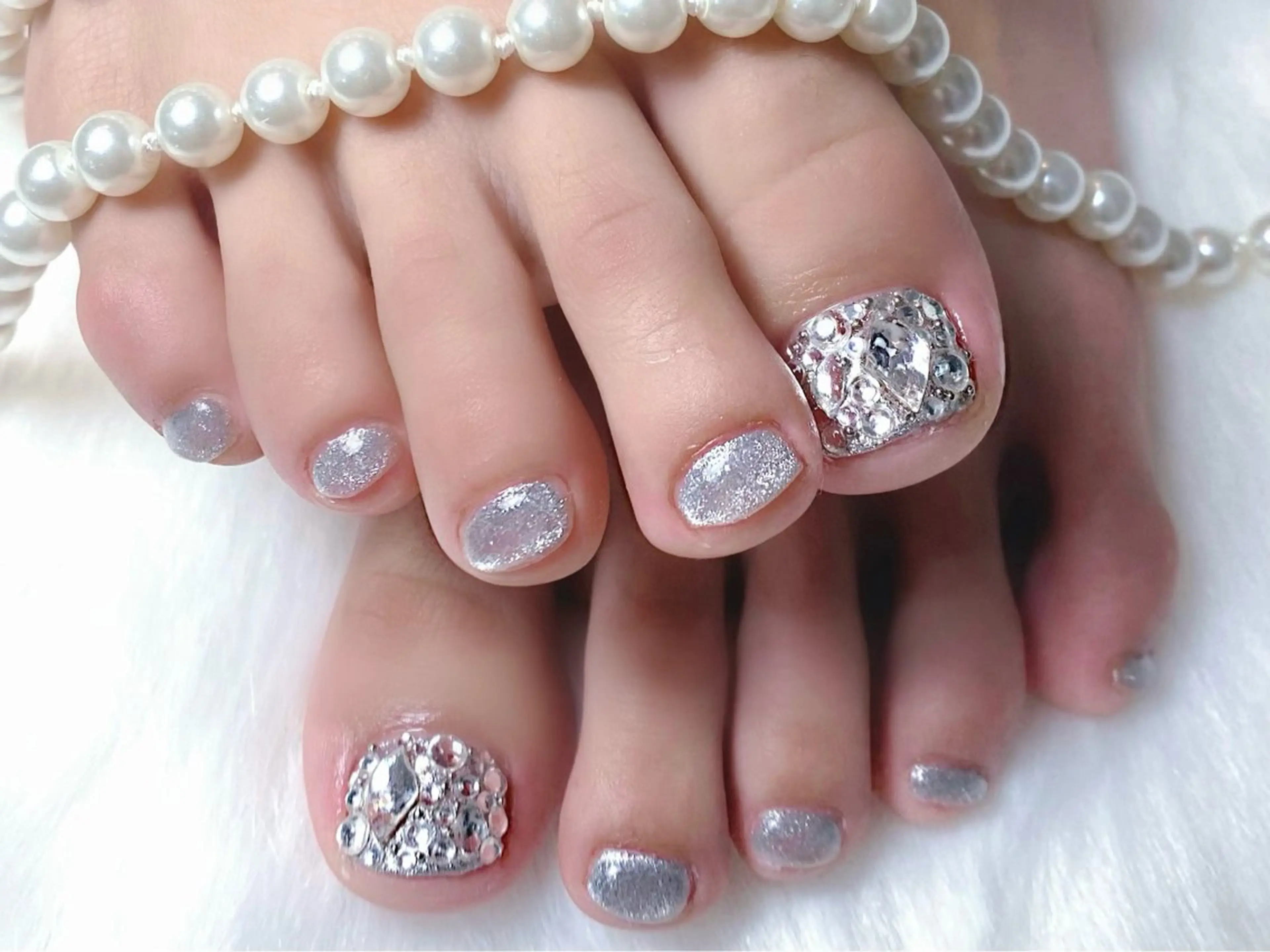 フット🐾マグネットorフラッシュネイル💎【オフなし】の写真