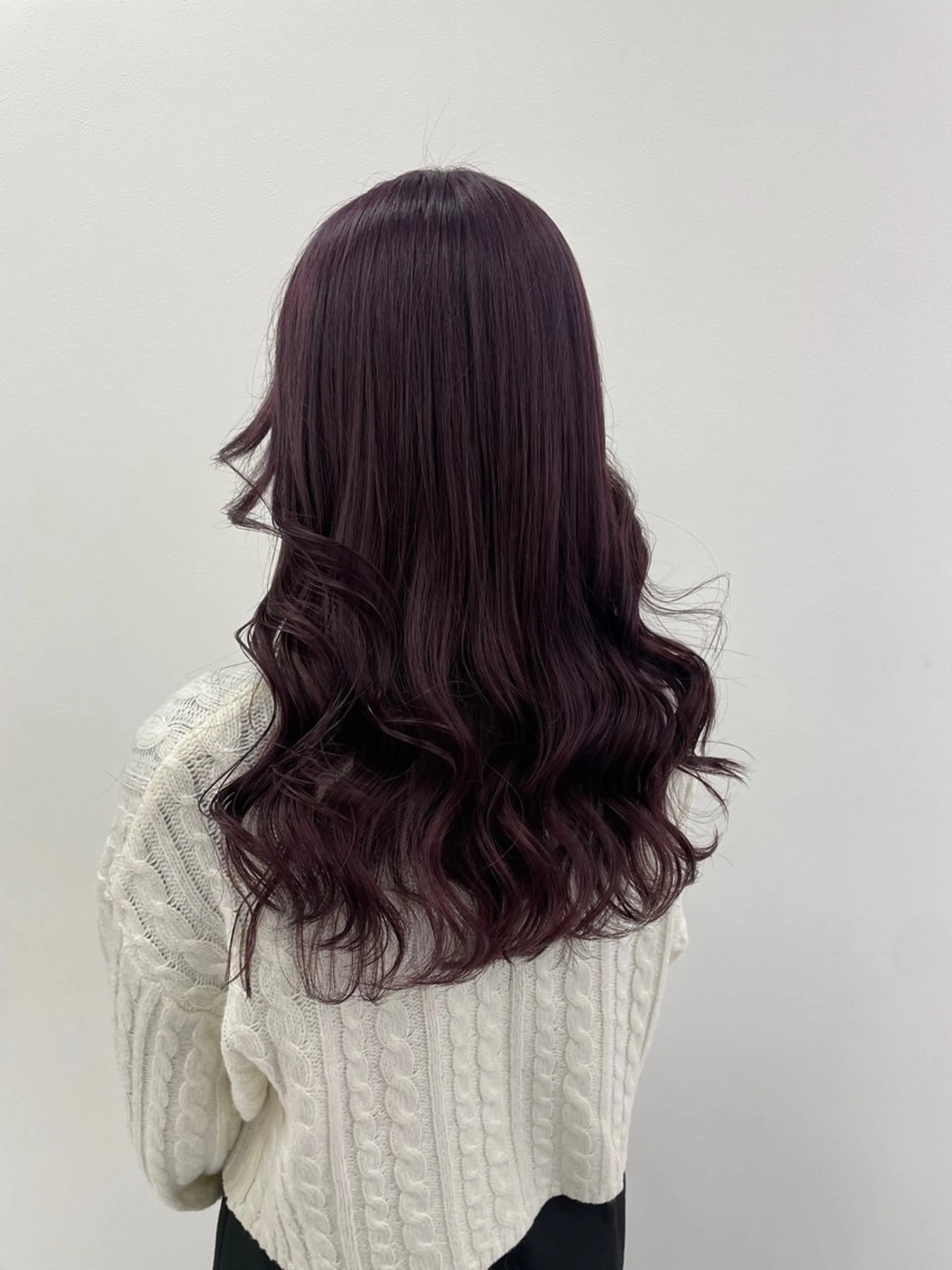 セミロング カラー 💖似合わせカラー レイヤー💖縮毛矯正のヘアスタイル