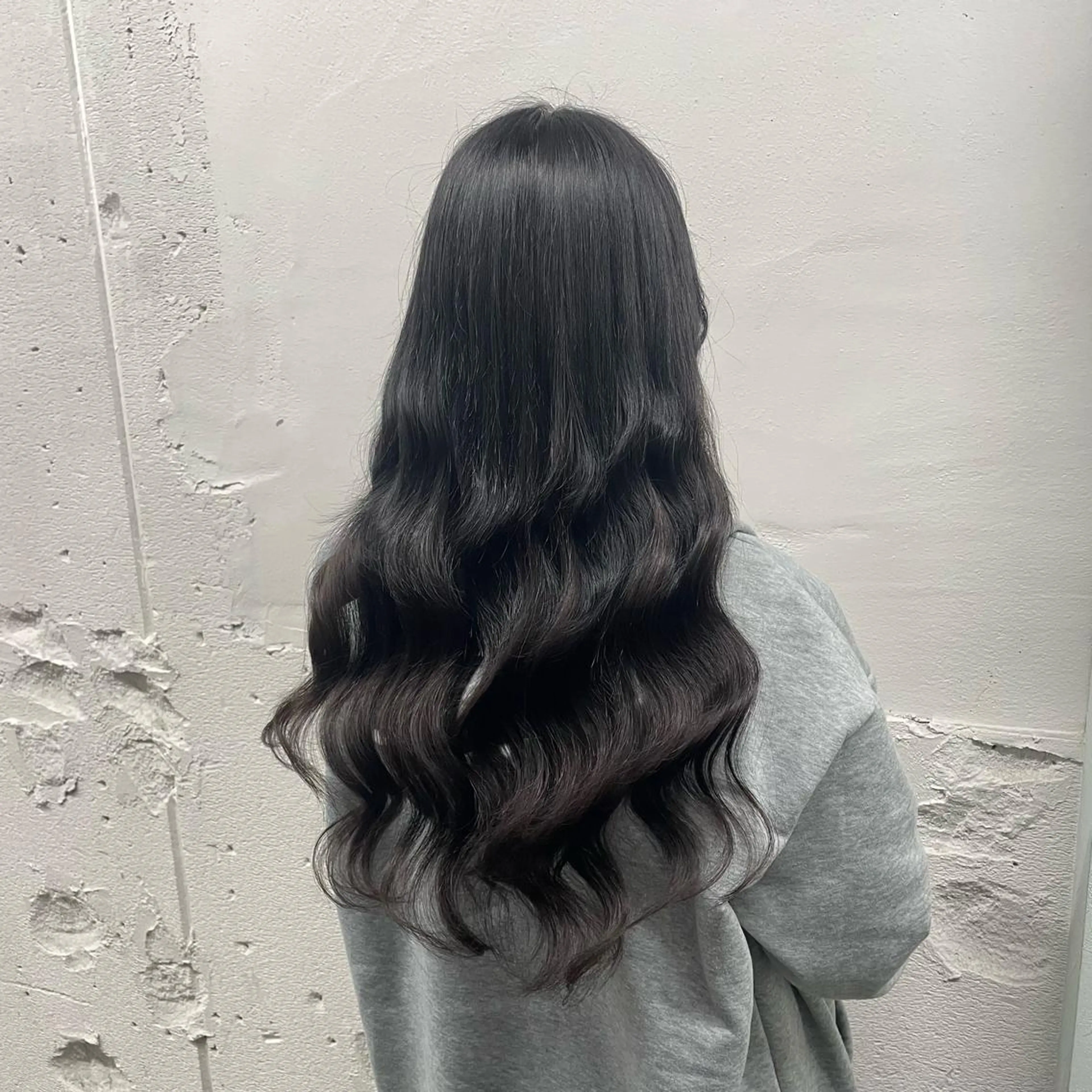 ロング カラー シールエクステ バレイヤージュ ミストバング ダブルカラー  フェイスフレーミング ヘアカラー エクステ 🧡艶髪ちゅるん髪 🫧🧡YUKI❄️のヘアスタイル