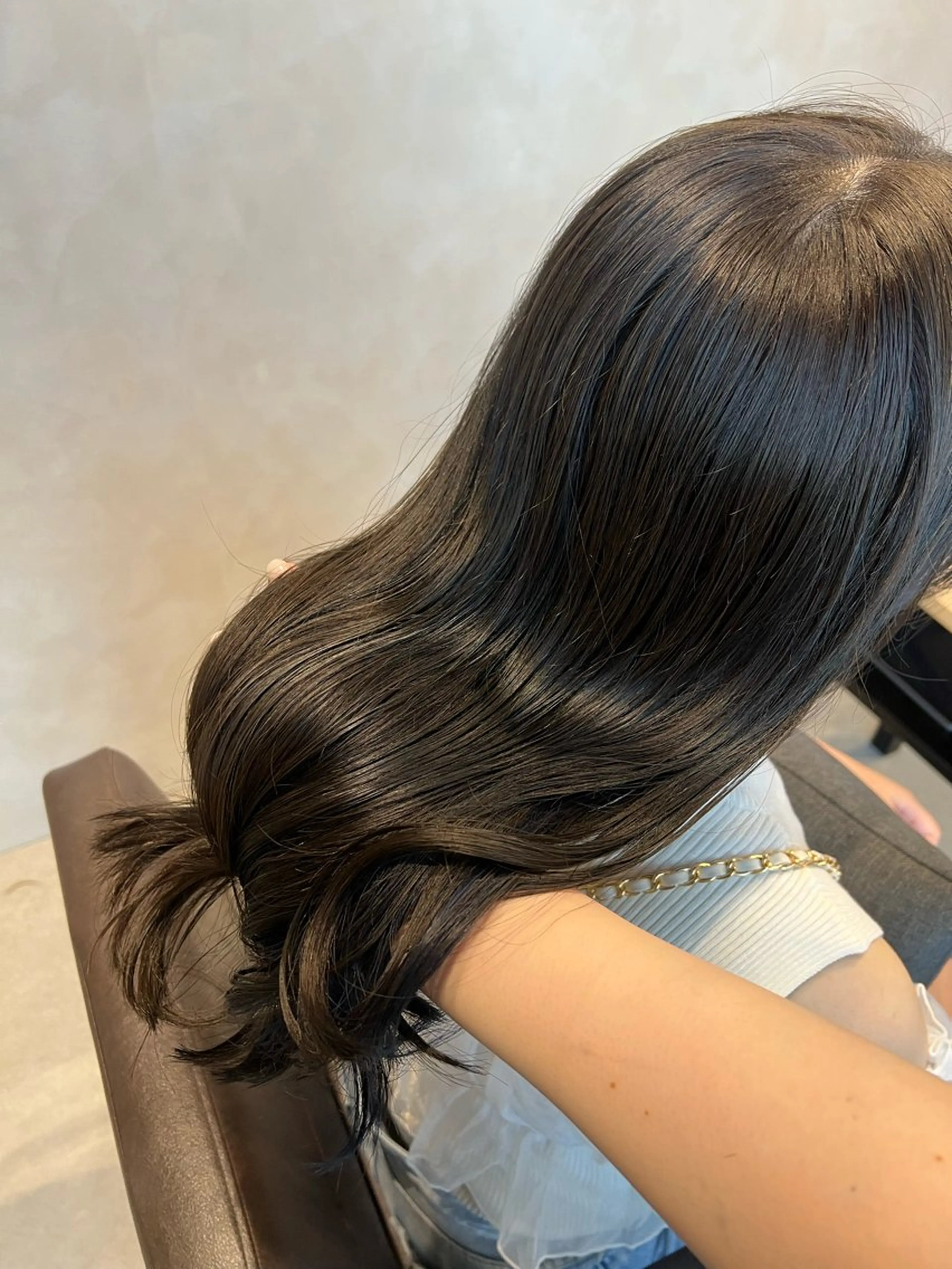 セミロング カラー 透明感カラー カット ヘアカラー attrait 梅田店所属・梅田/ 髪質改善/ 似合わせ/RINKAのヘアスタイル