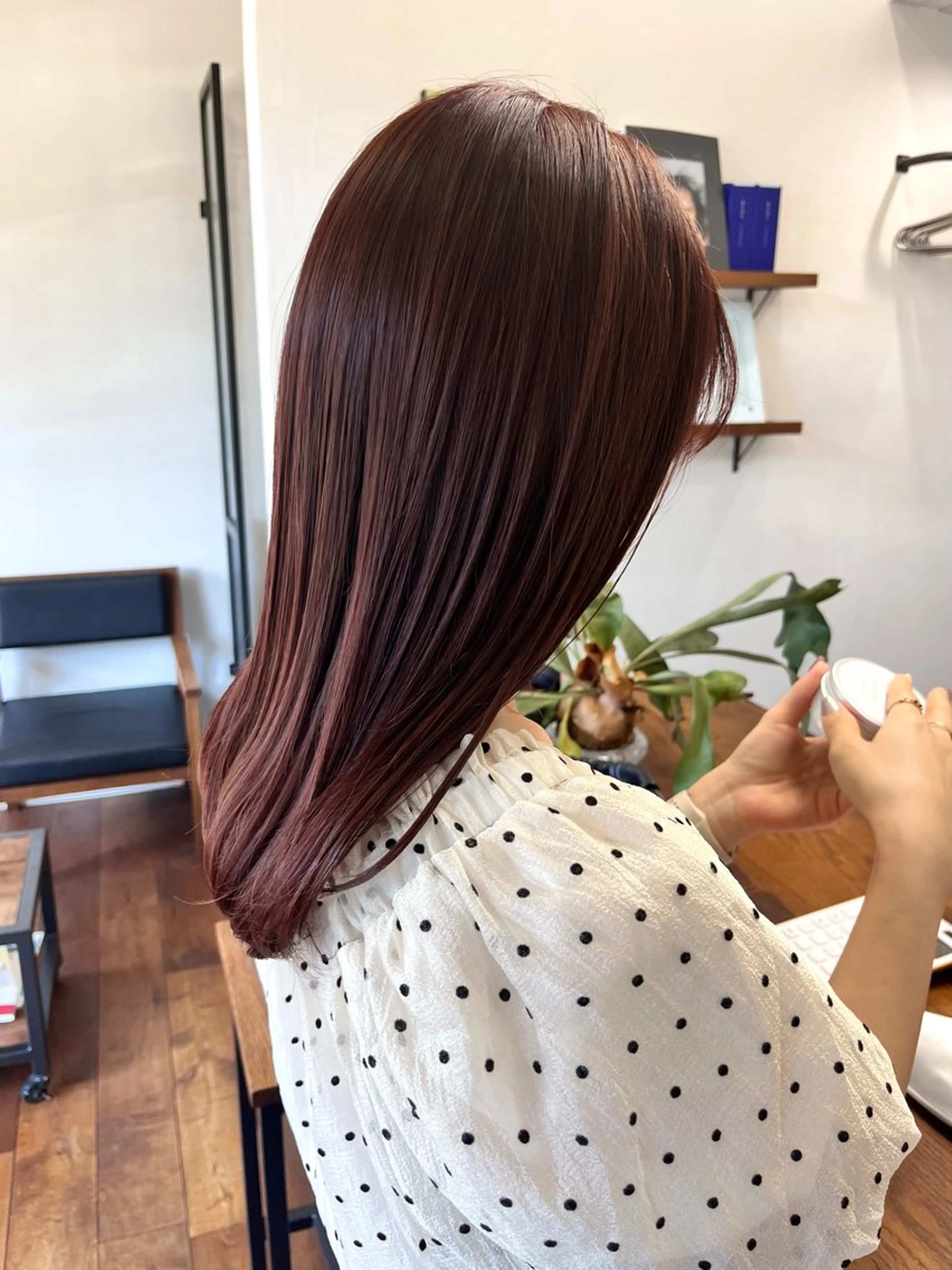 カラー 市川 夢のヘアスタイル
