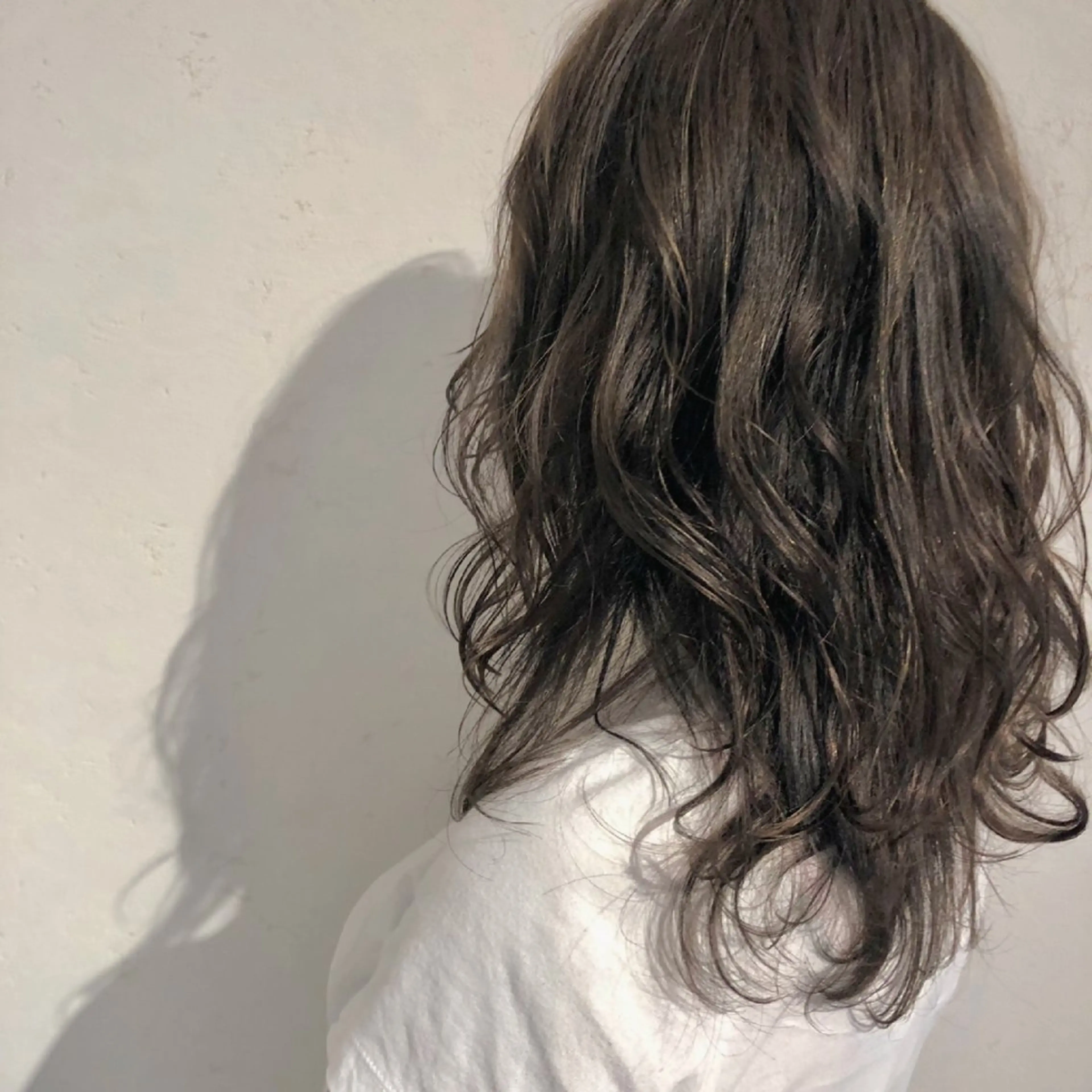 ミディアム ヘアカラー シェア ハピのヘアスタイル