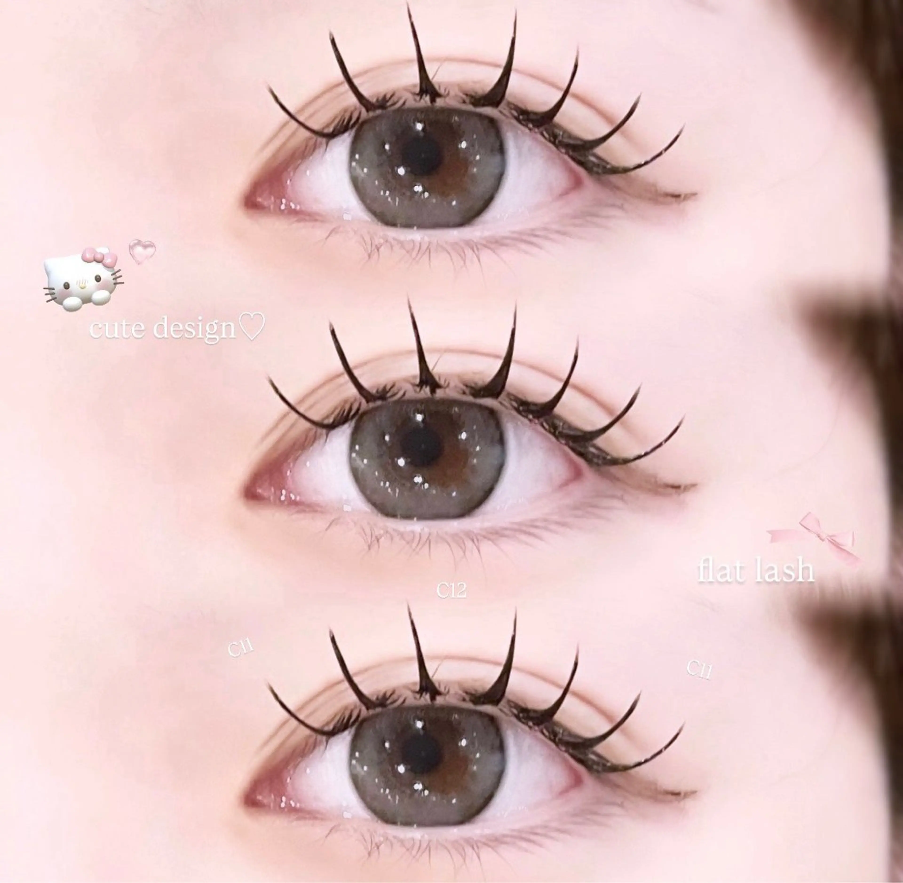 マツエク・マツパ 束感まつ毛 フラットラッシュ マツエク 🎀millie ainee♡田畑🎀のマツエク・マツパデザイン