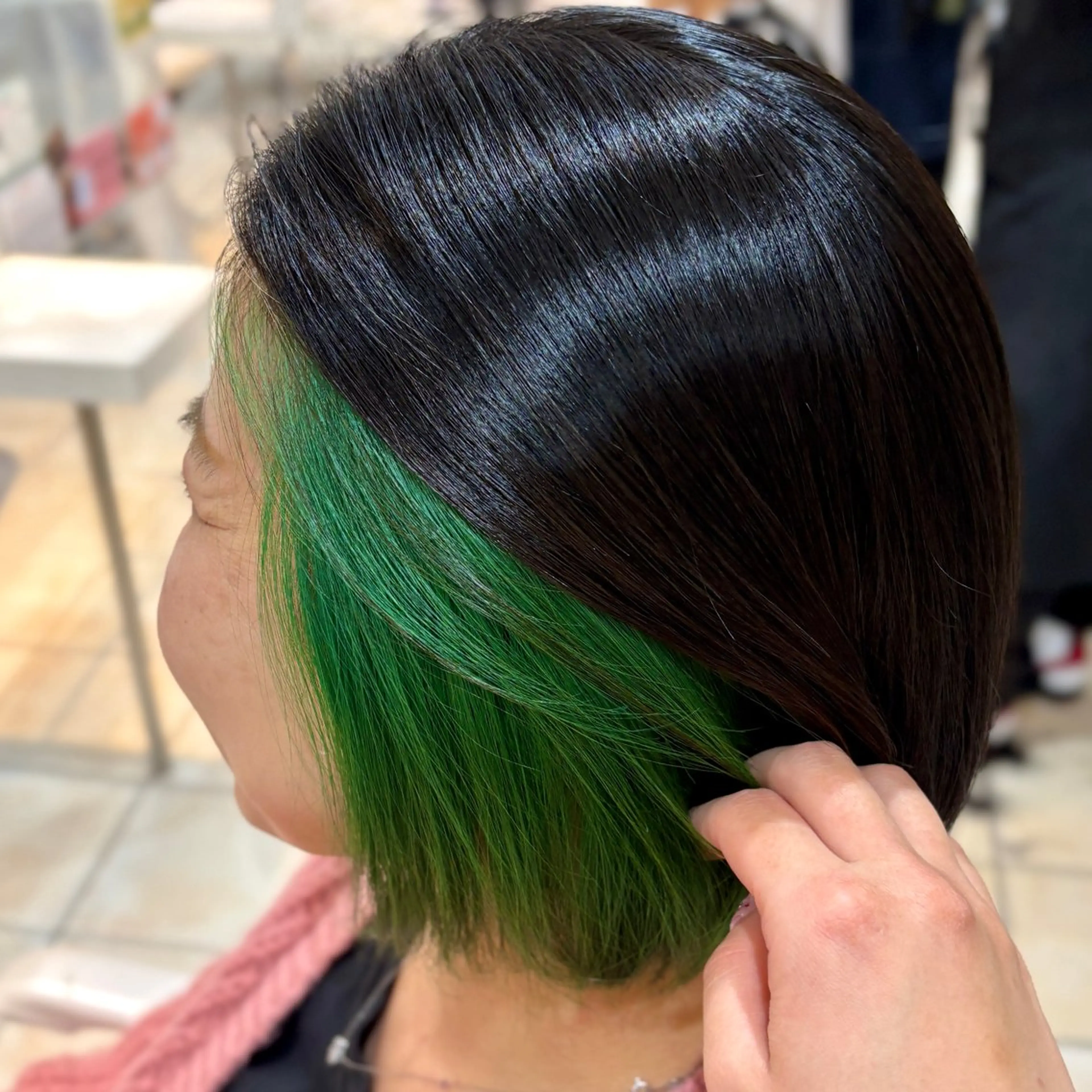 ショート カラー ブリーチ/ヘアセット 【𝙍𝙞𝙣𝙤】のヘアスタイル