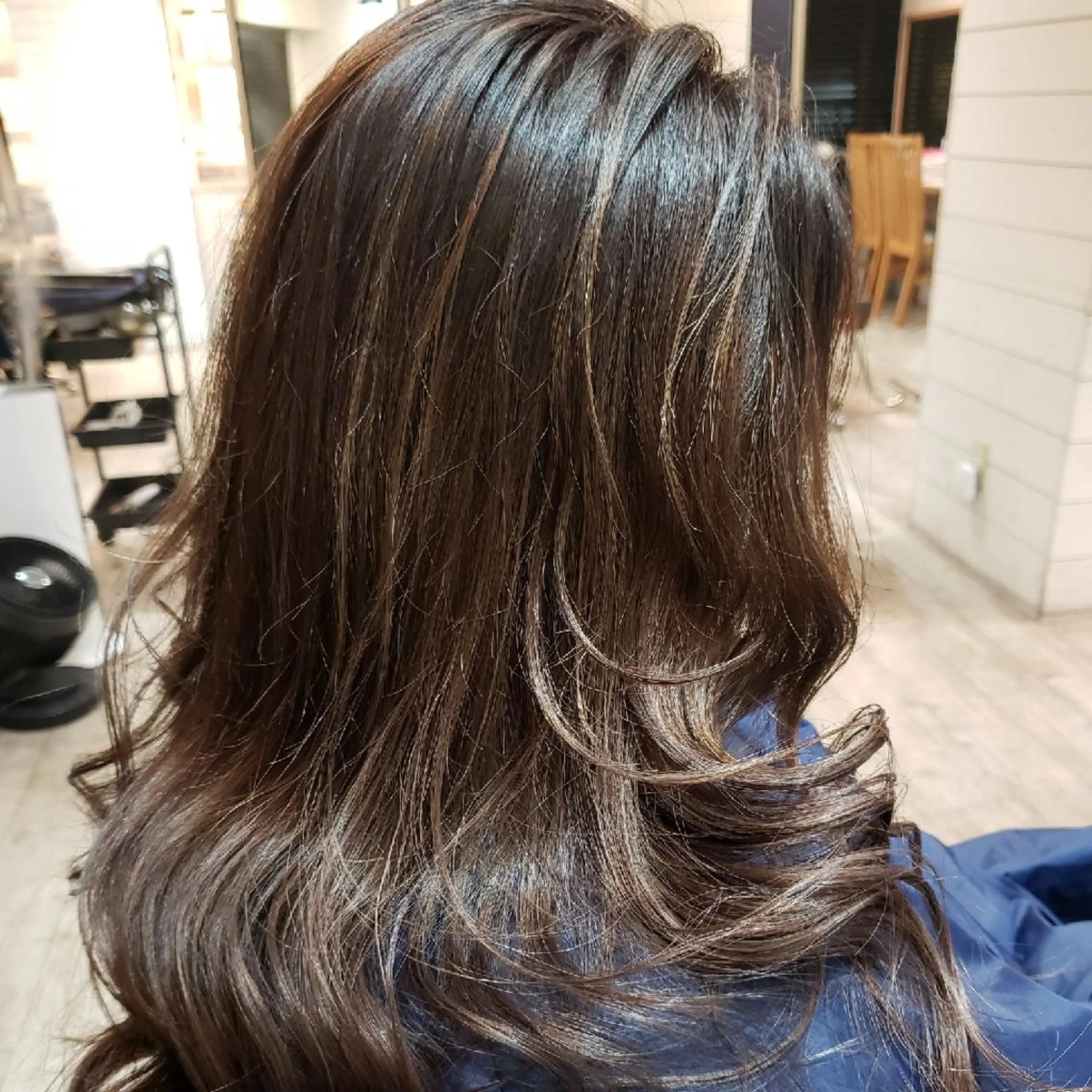 ロング ハイライト 浅野 Roots店長のヘアスタイル