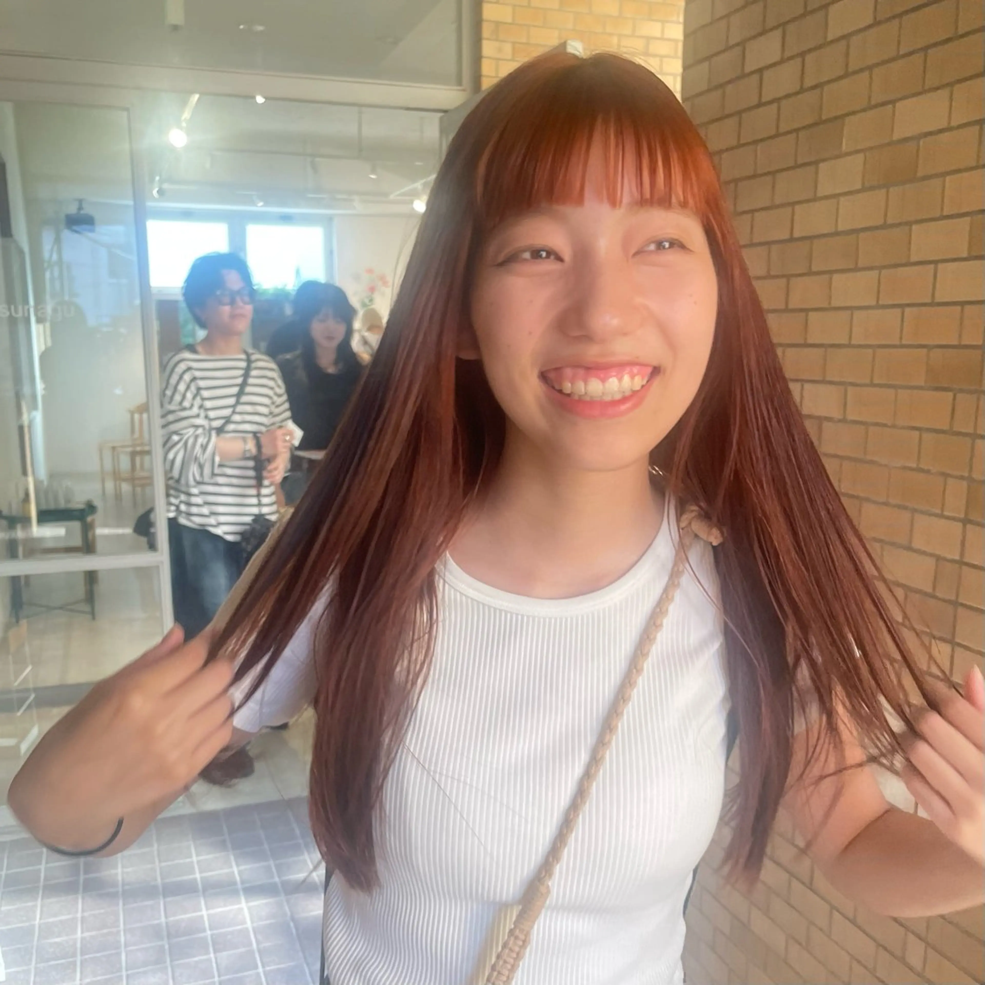 ロング カラー ヘアカラー トリートメント sachi / tsunaguのヘアスタイル