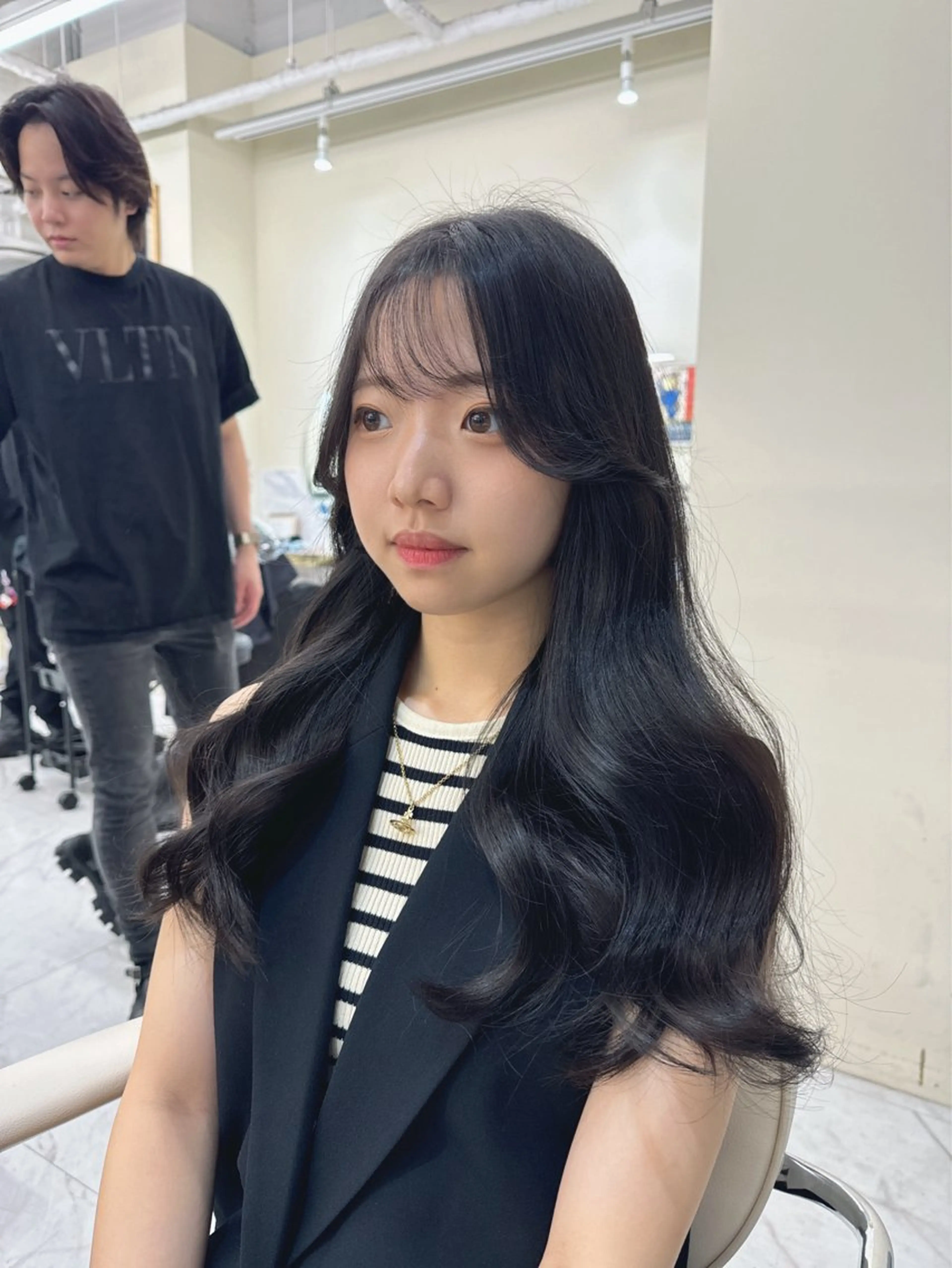 ロング カラー ヘアアレンジ くびれヘア 韓国風ヘア レイヤーカット 似合わせカット カット ヘアカラー トリートメント ヘアセット 髪質改善特化 🫧松野力也のヘアスタイル