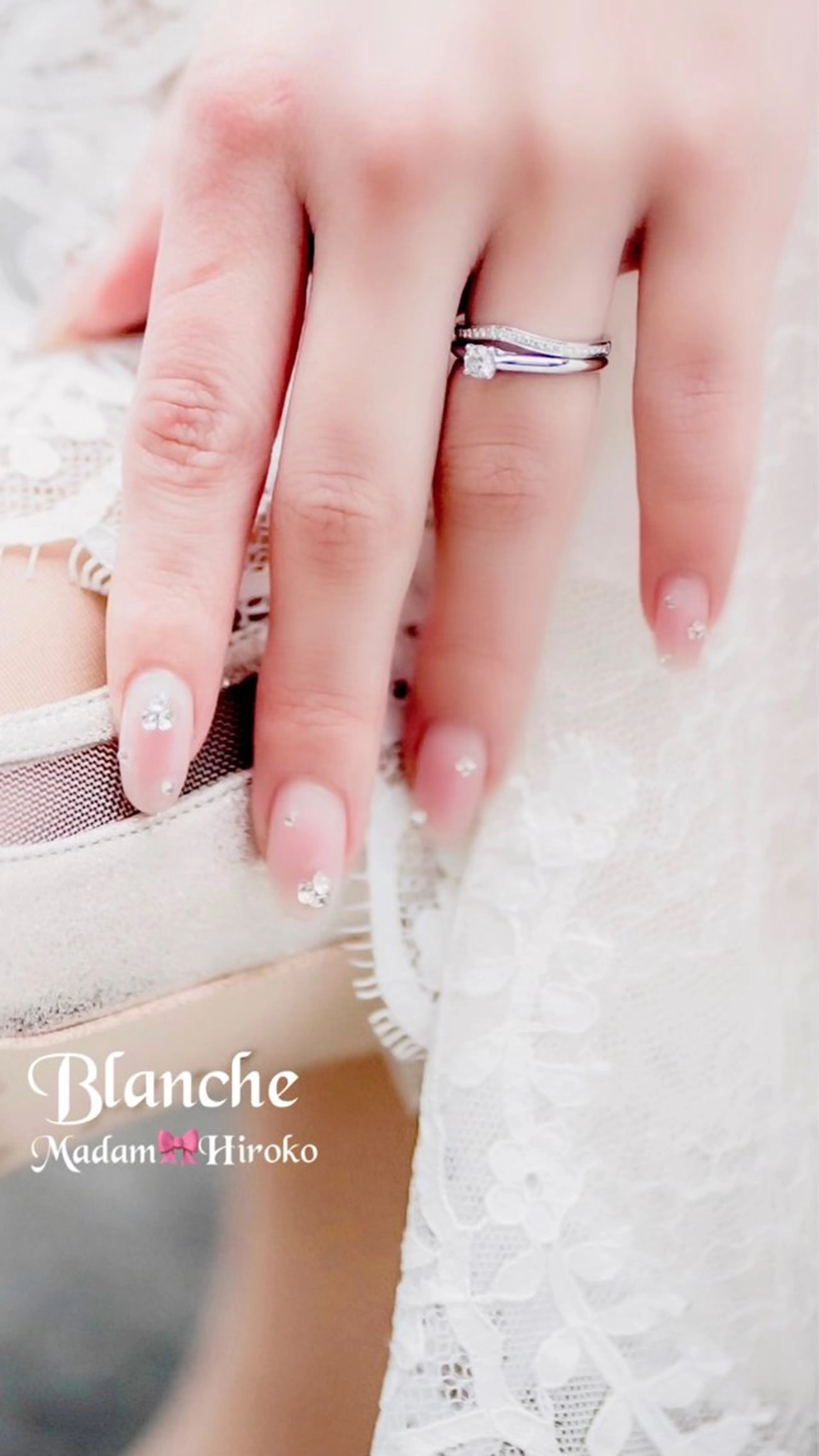 ネイル ブライダルネイル Lianネイル 寛子Lianのネイルデザイン