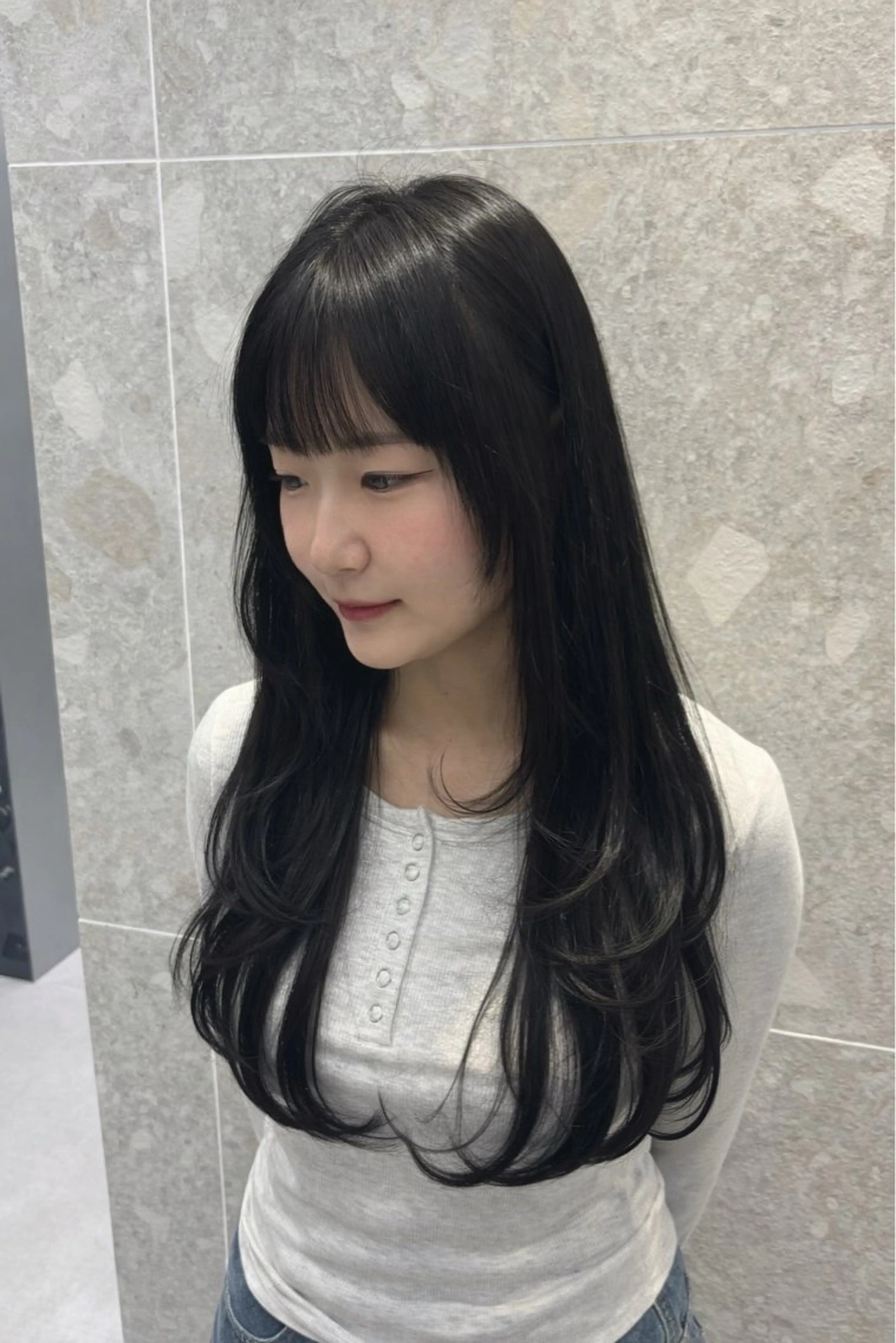 ロング カラー カット ヘアカラー 艶カラー/レイヤー️ miku️🩵️のヘアスタイル