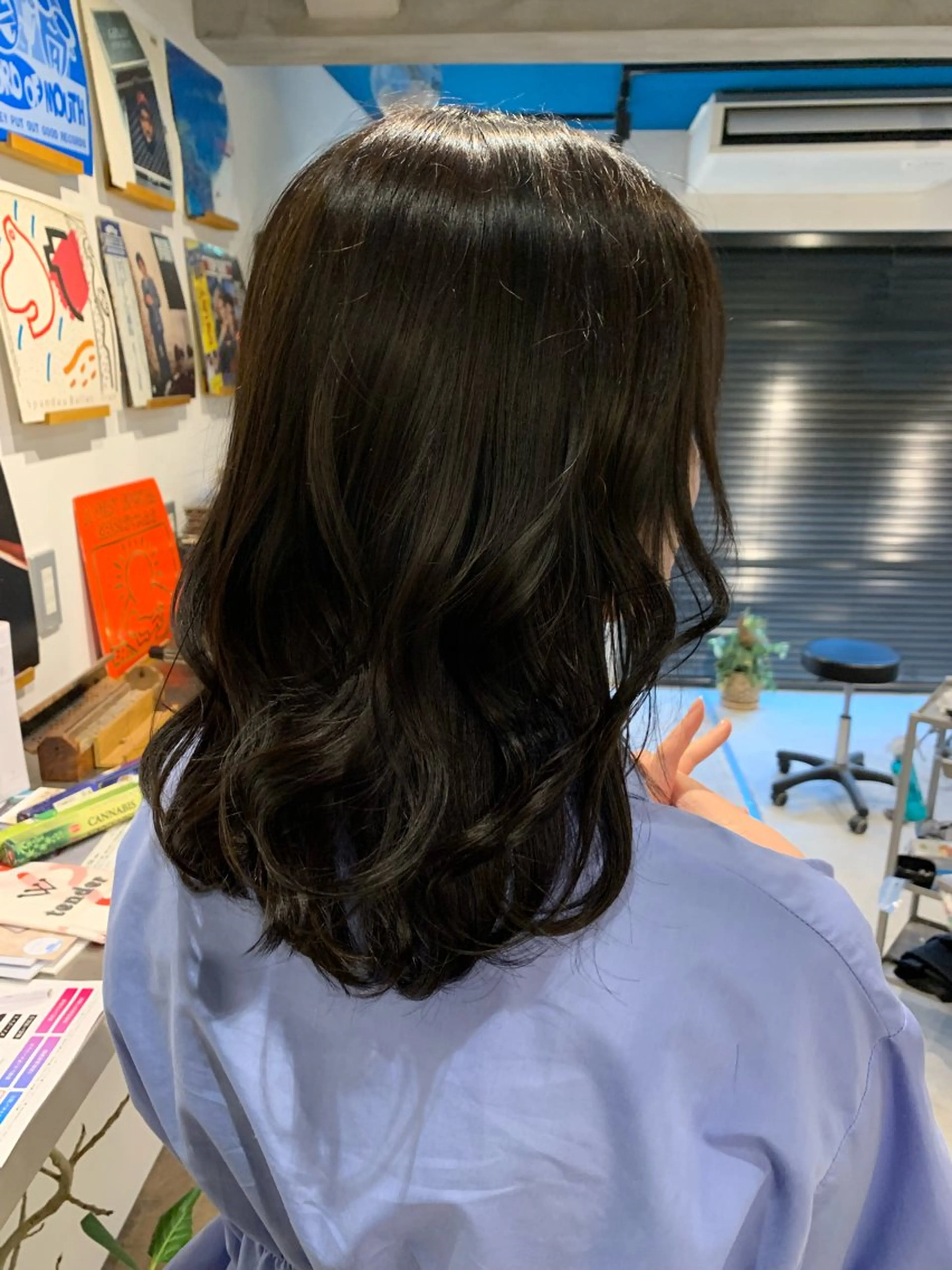 ミディアム カット ヘアカラー トリートメント 高橋 一樹のヘアスタイル