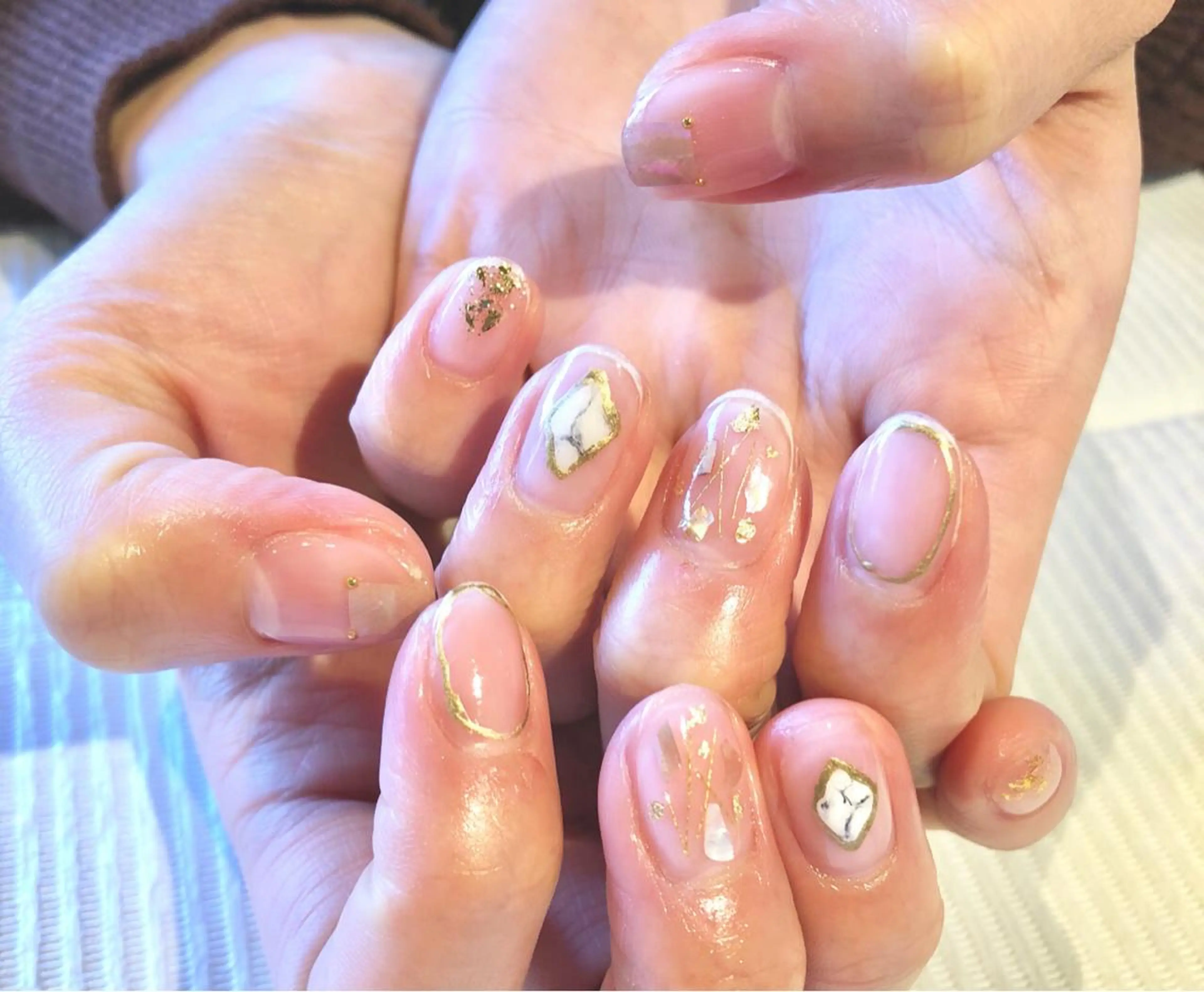 ネイル クリアネイル ニュアンスネイル TRAM-nail moriizumiのネイルデザイン