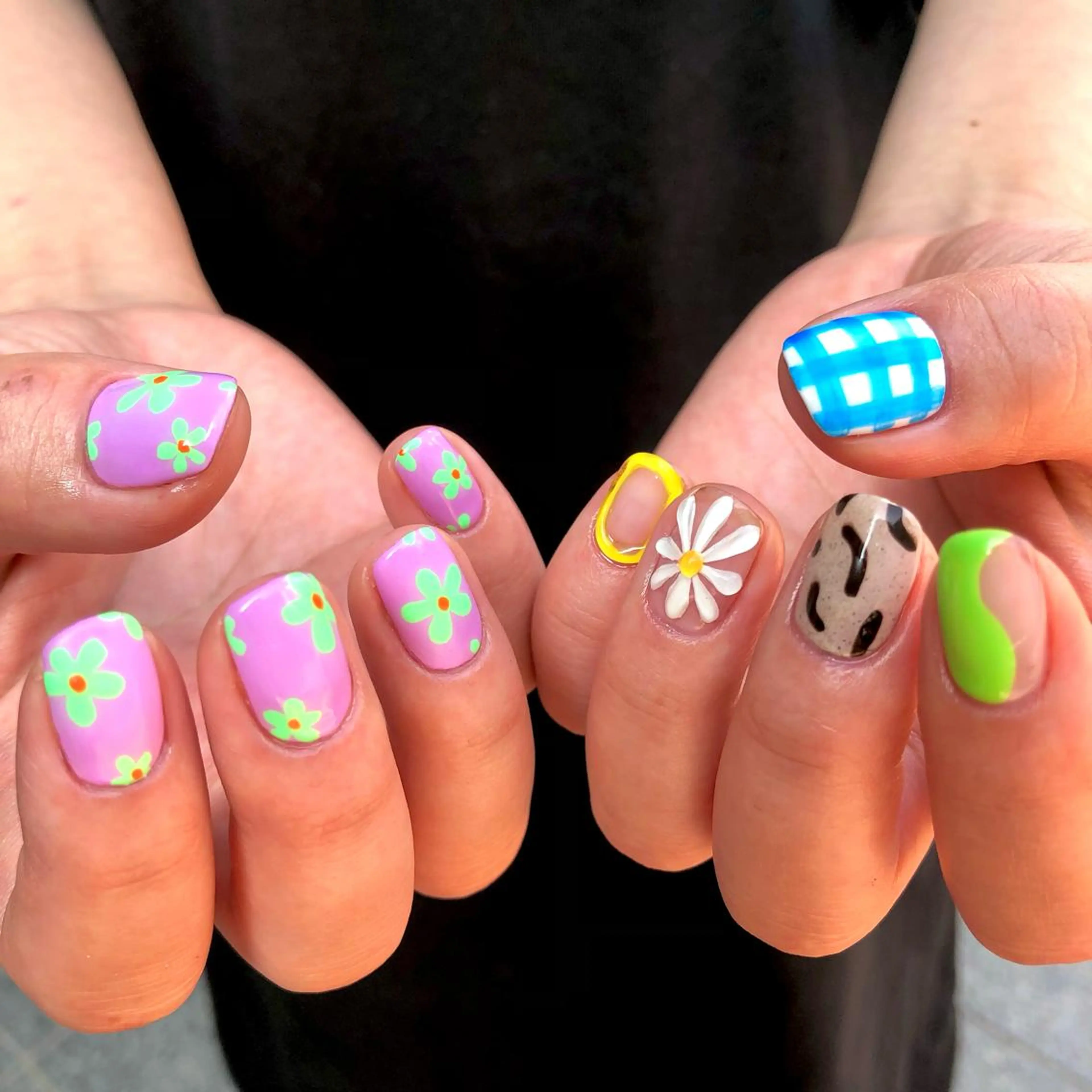 ネイル 韓国ネイル ハンドネイル 🧁🥕 asukaのネイルデザイン