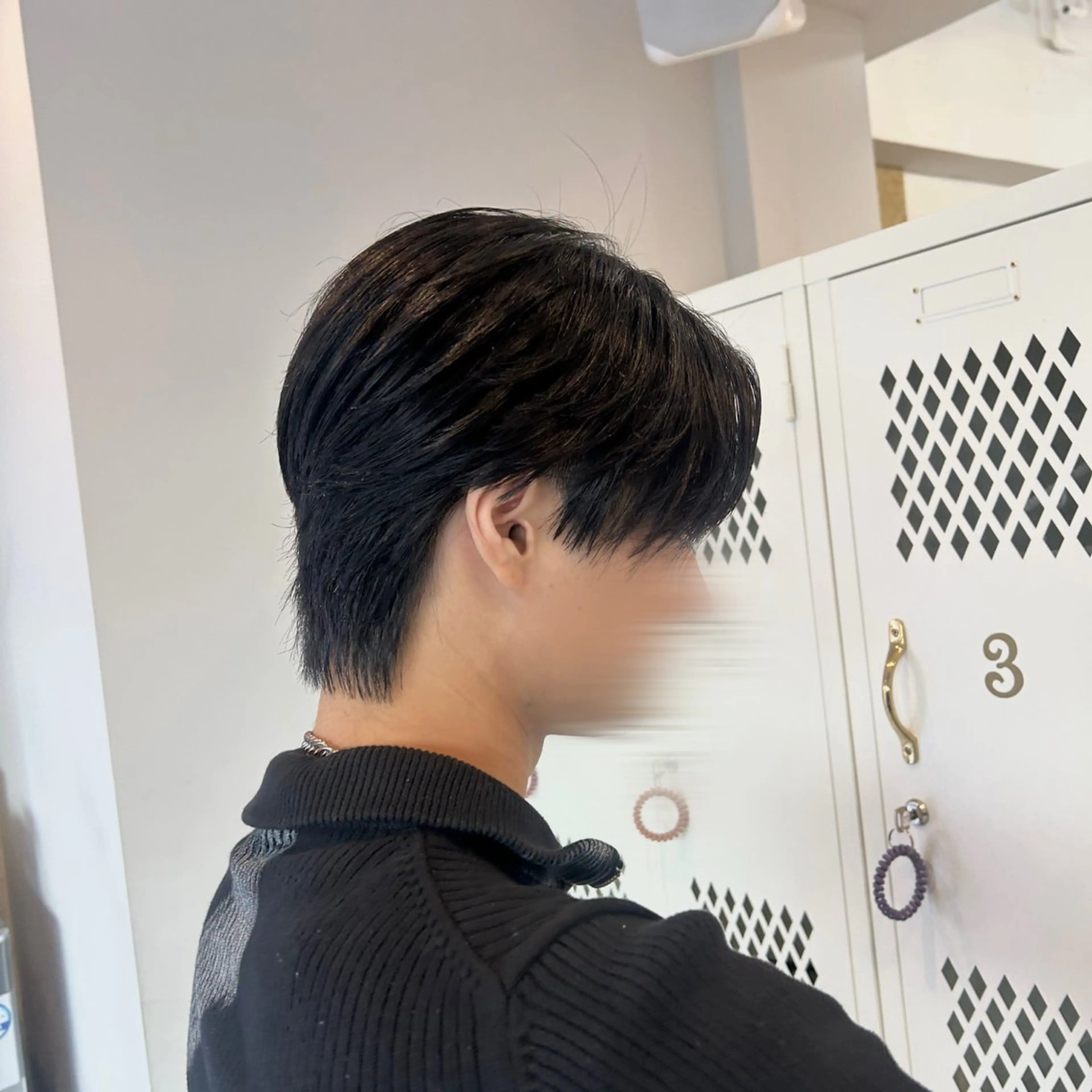 ショート メンズ センターパート メンズ韓国風 韓国風ヘア ショートカット モデル🫧ﾐﾕｳ🫧のヘアスタイル