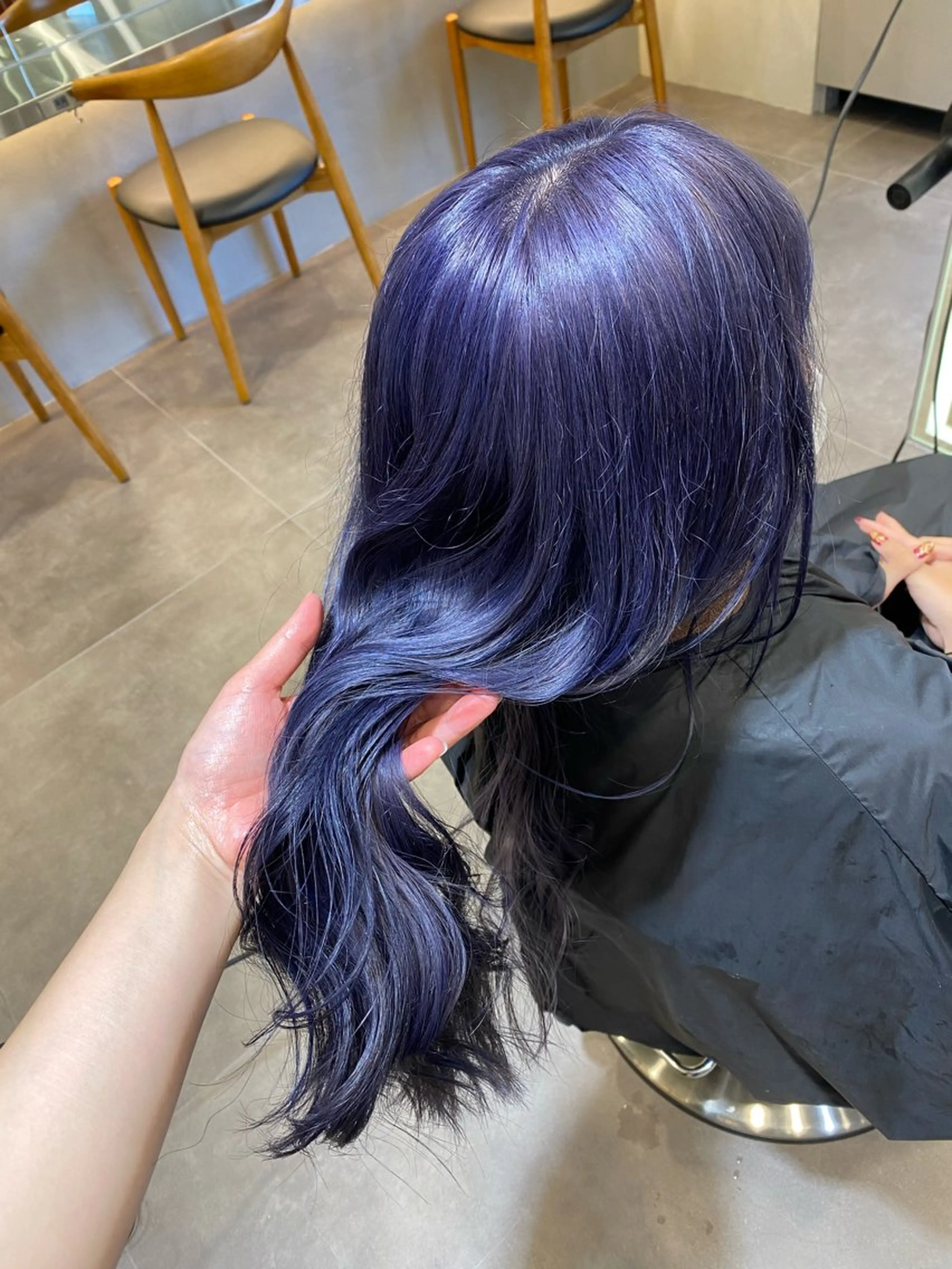 ロング カラー ブリーチ ハイトーンカラー ヘアカラー トリートメント 縮毛￤ボブ￤艶カラー 💖今井 伶のヘアスタイル