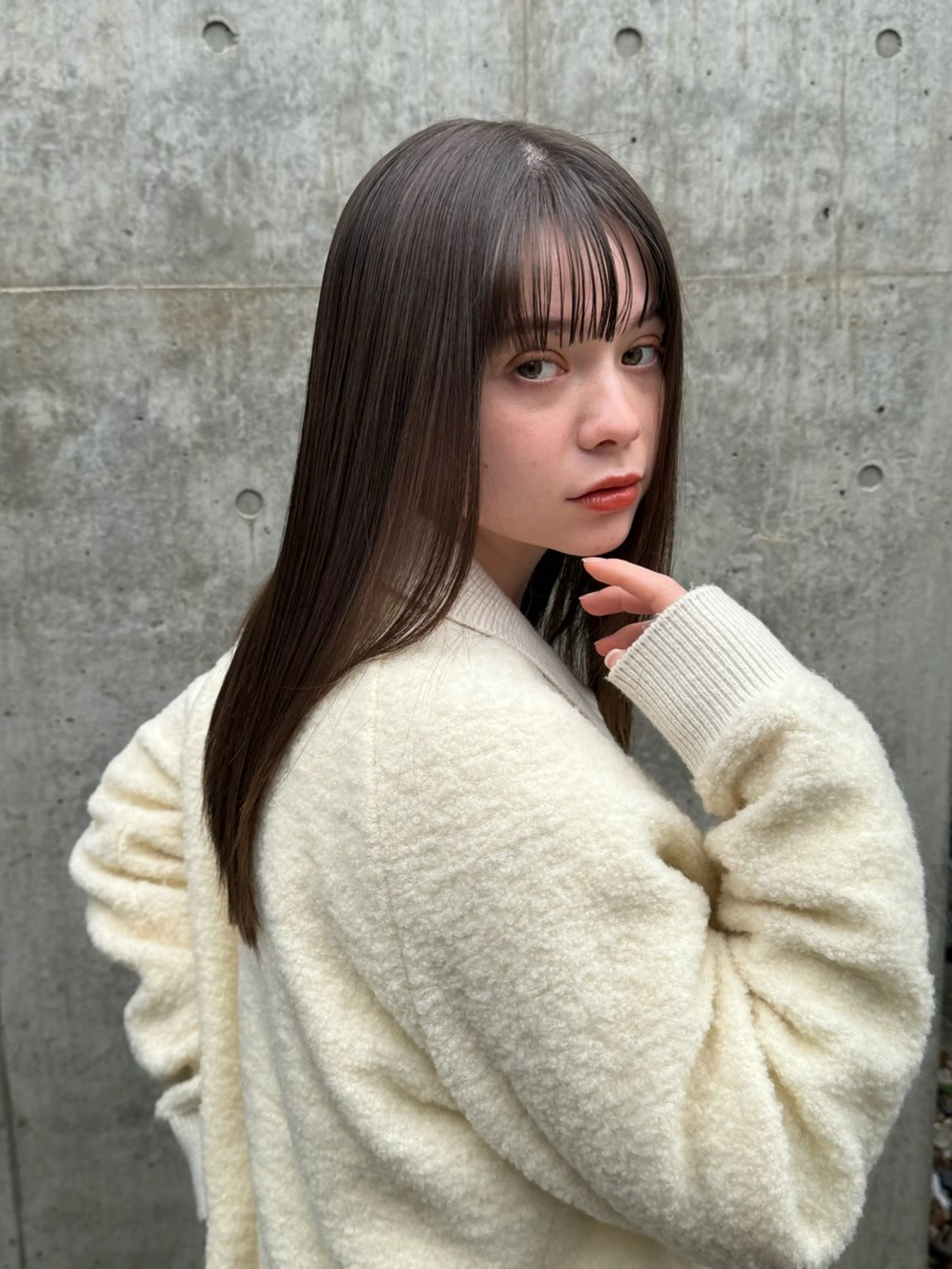 ロング カット 縮毛矯正 トリートメント ICON所属・艶美髪マスター 店長✂︎YUKKEのヘアスタイル