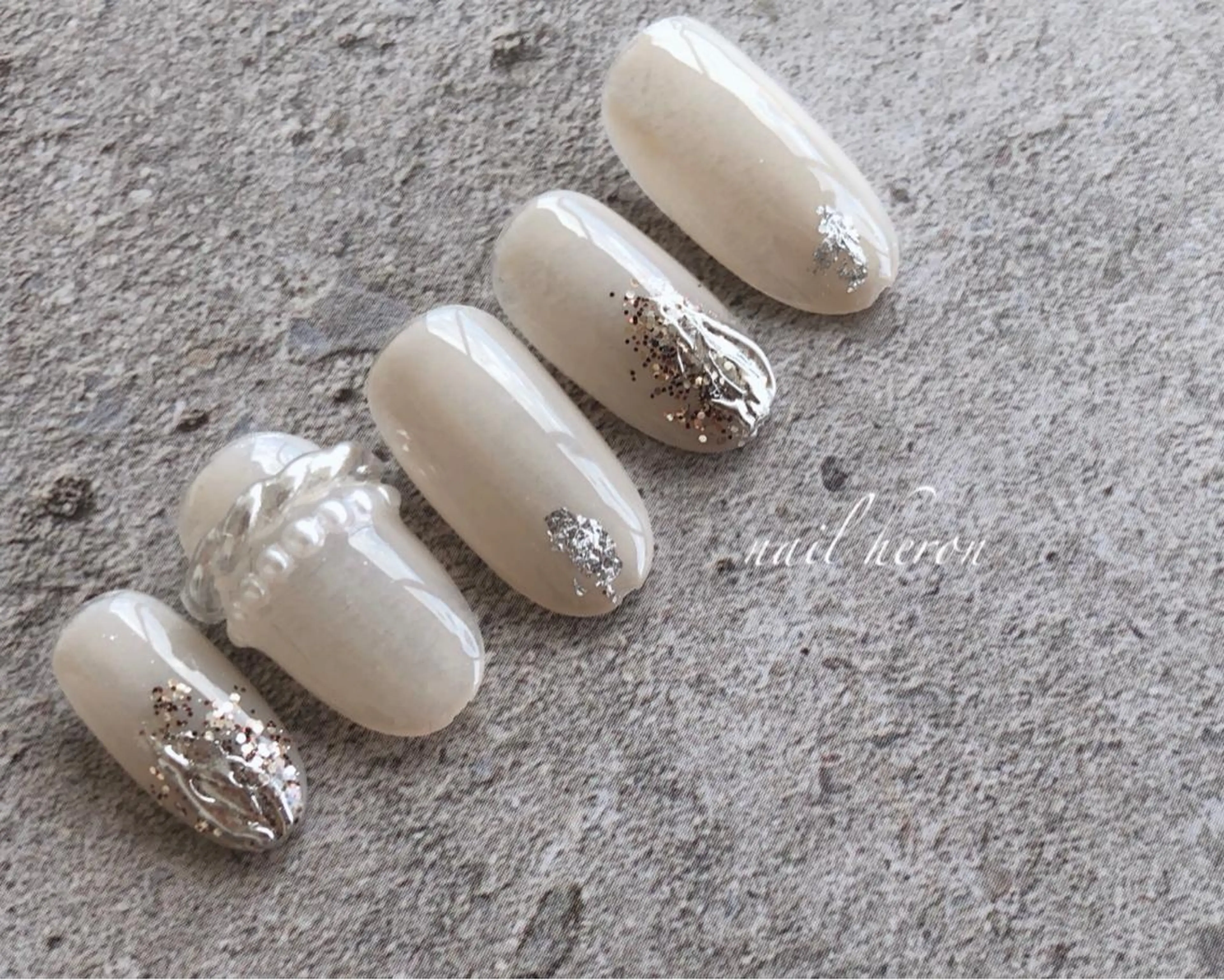 ネイル ハンドネイル saki_ nail heronのネイルデザイン