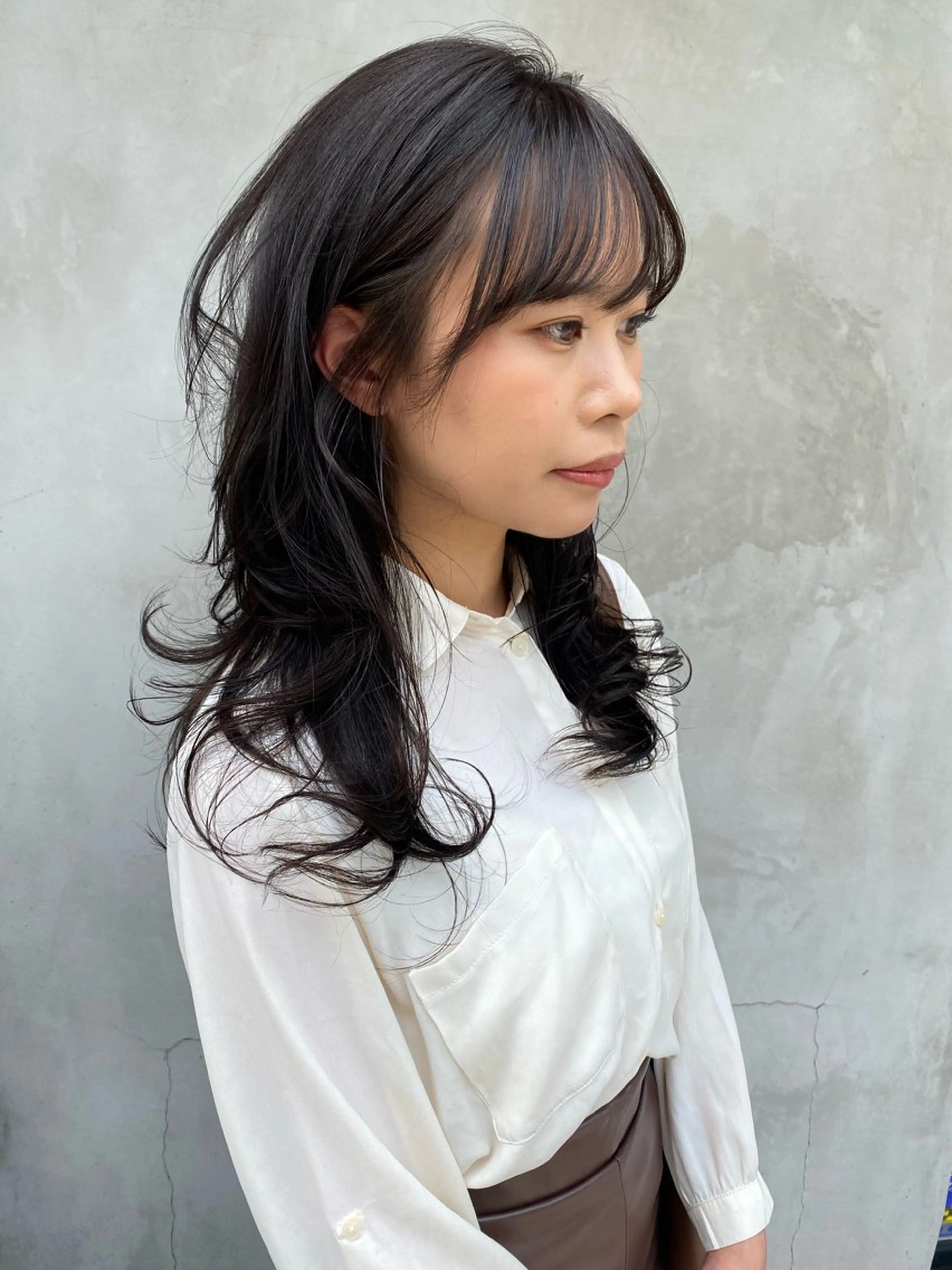 ロング ヒラカホ/ ブリーチ/似合わせのヘアスタイル