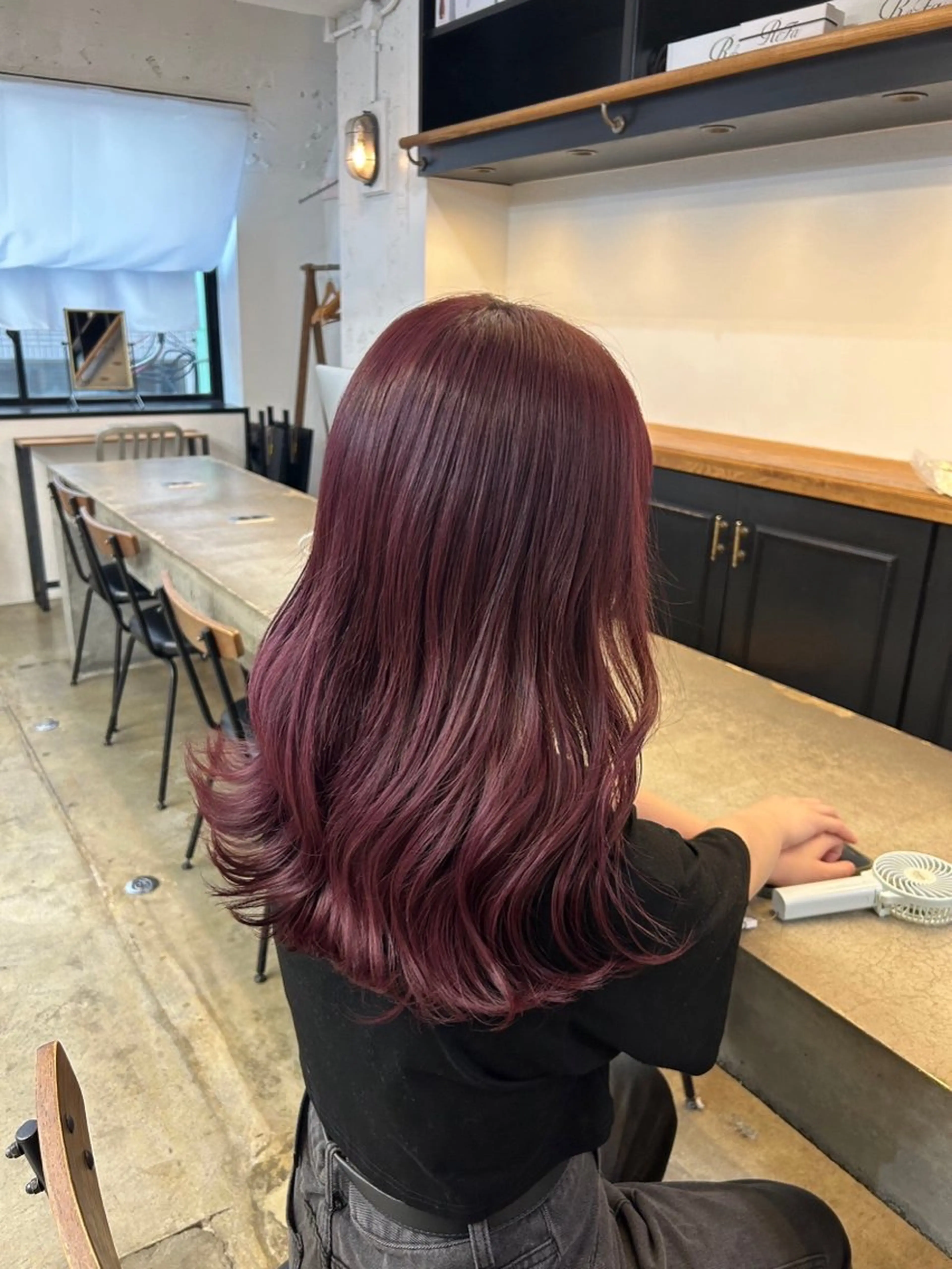 ロング カラー 🎀モテ暖色× エクステ🎀あかりのヘアスタイル