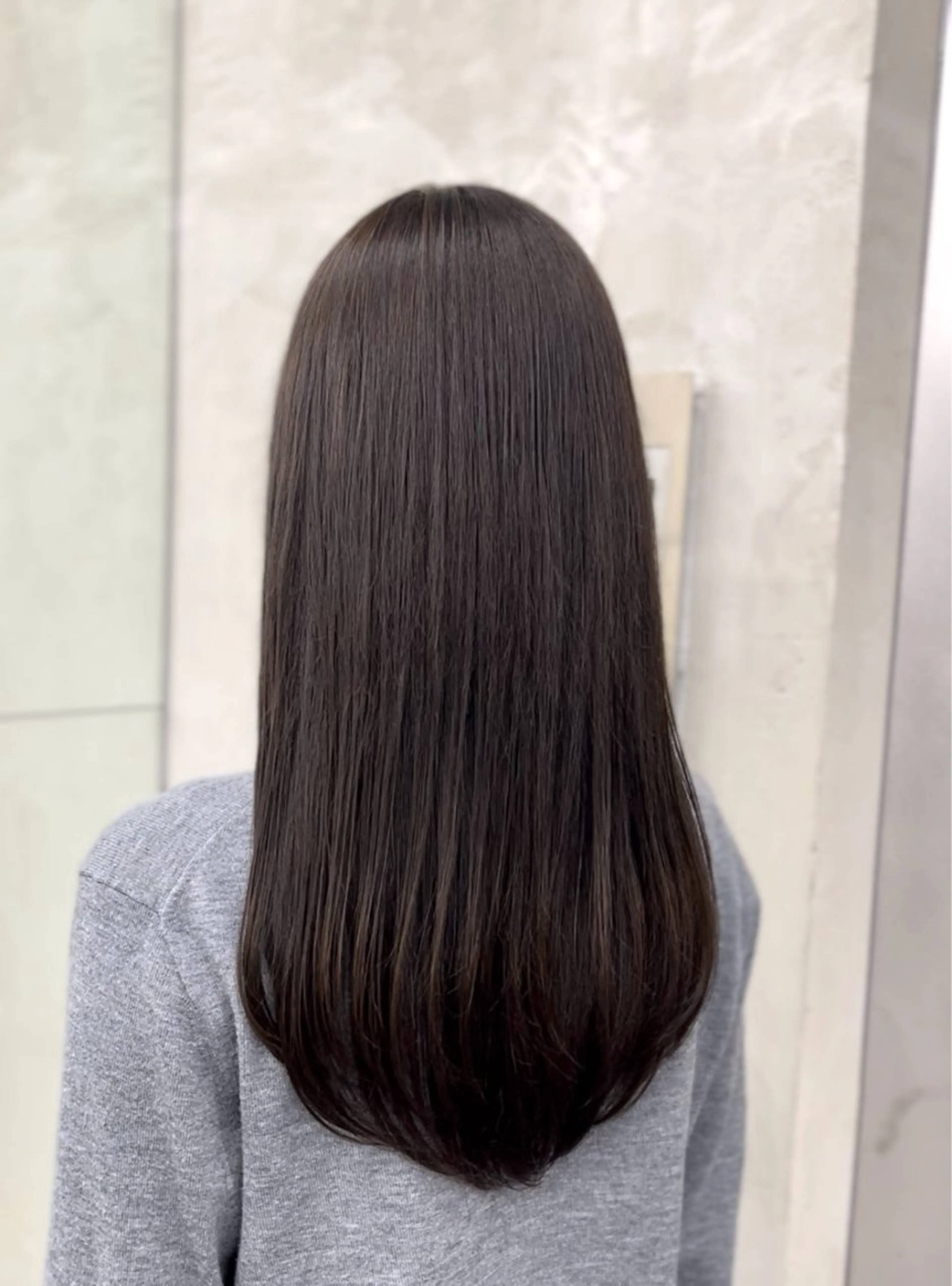 カラー ブラウンカラー 縮毛矯正/くすみカラ ーayukaのヘアスタイル