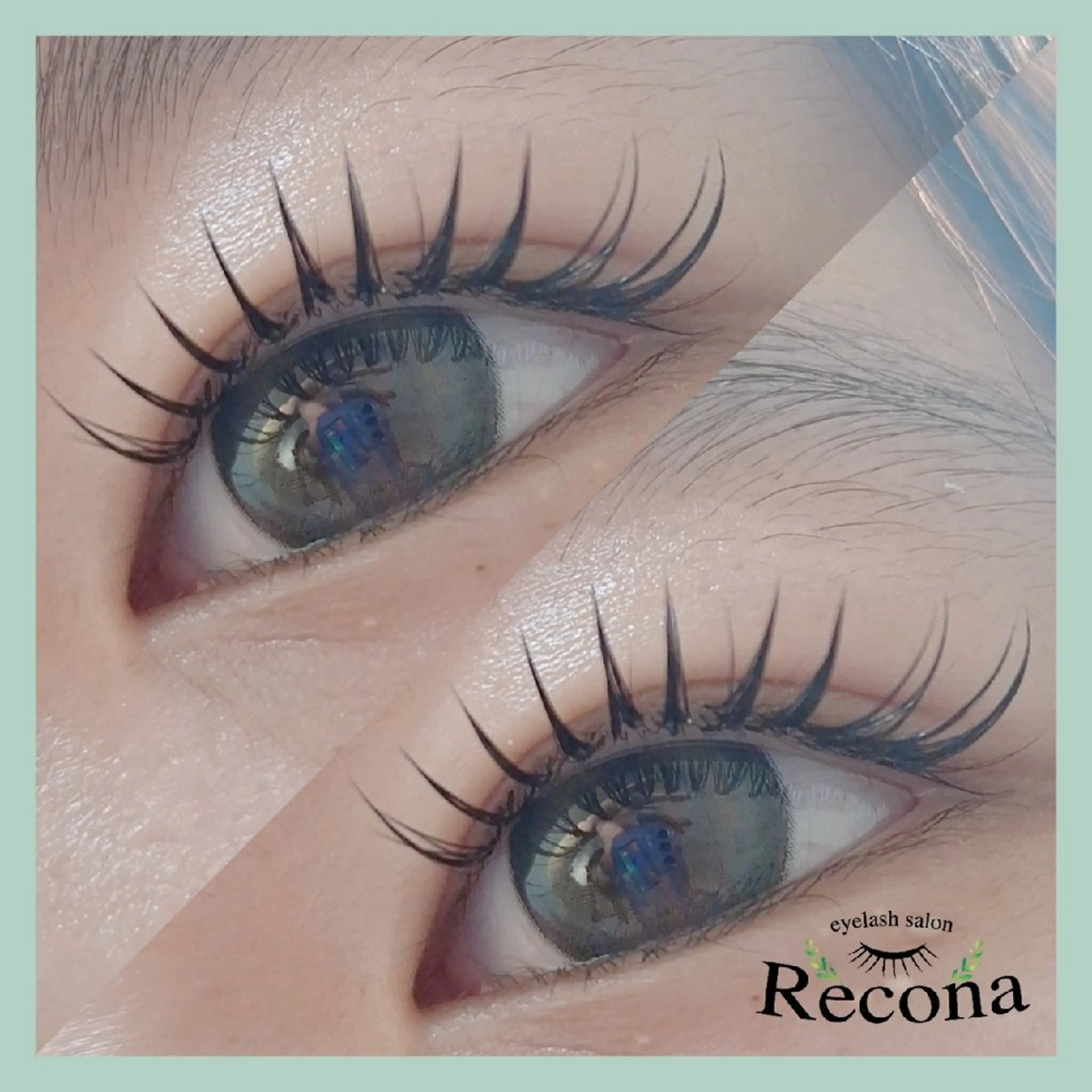 マツエク・マツパ eyelash  Recona のマツエク・マツパデザイン