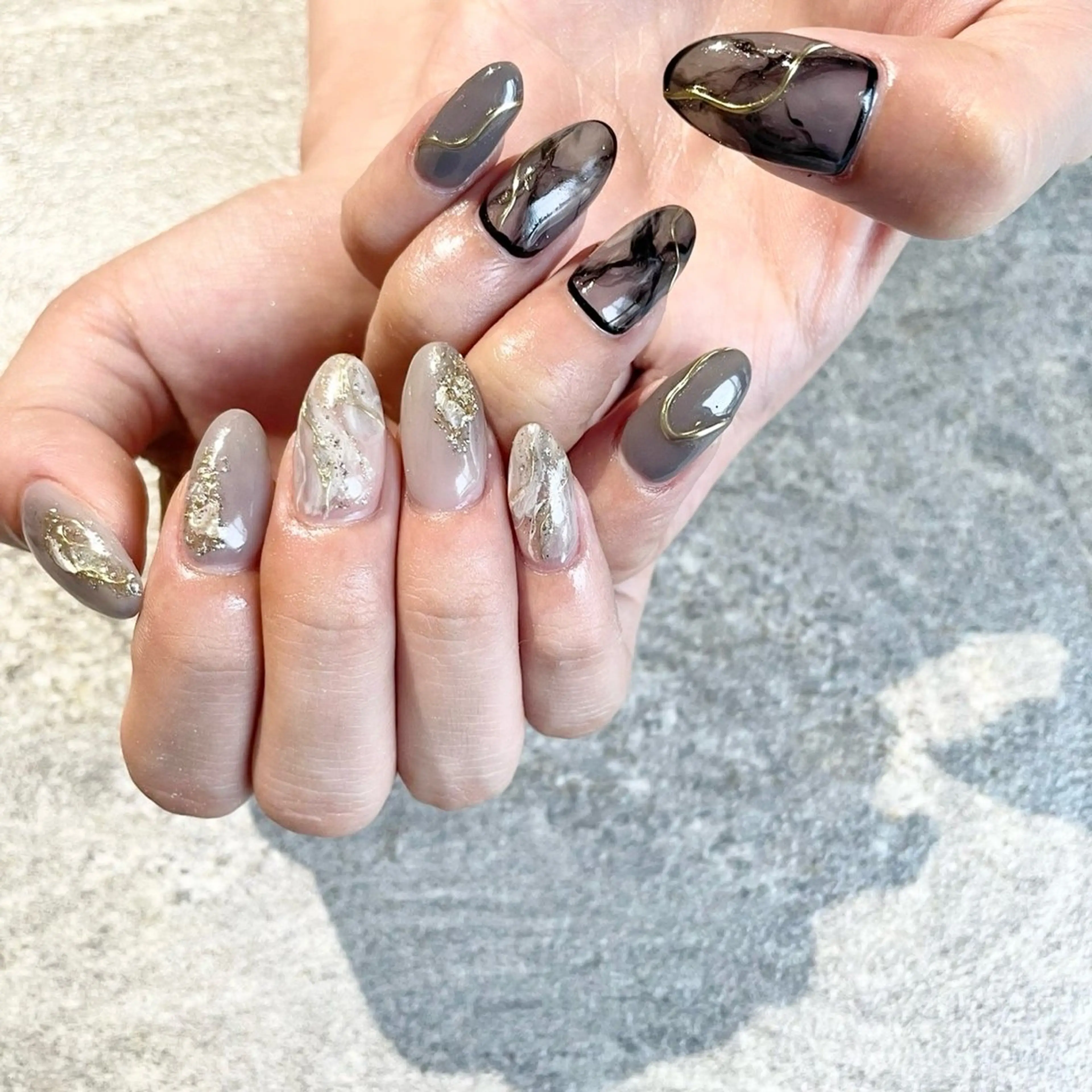 ネイル ハンドネイル 山﨑 葉月のネイルデザイン