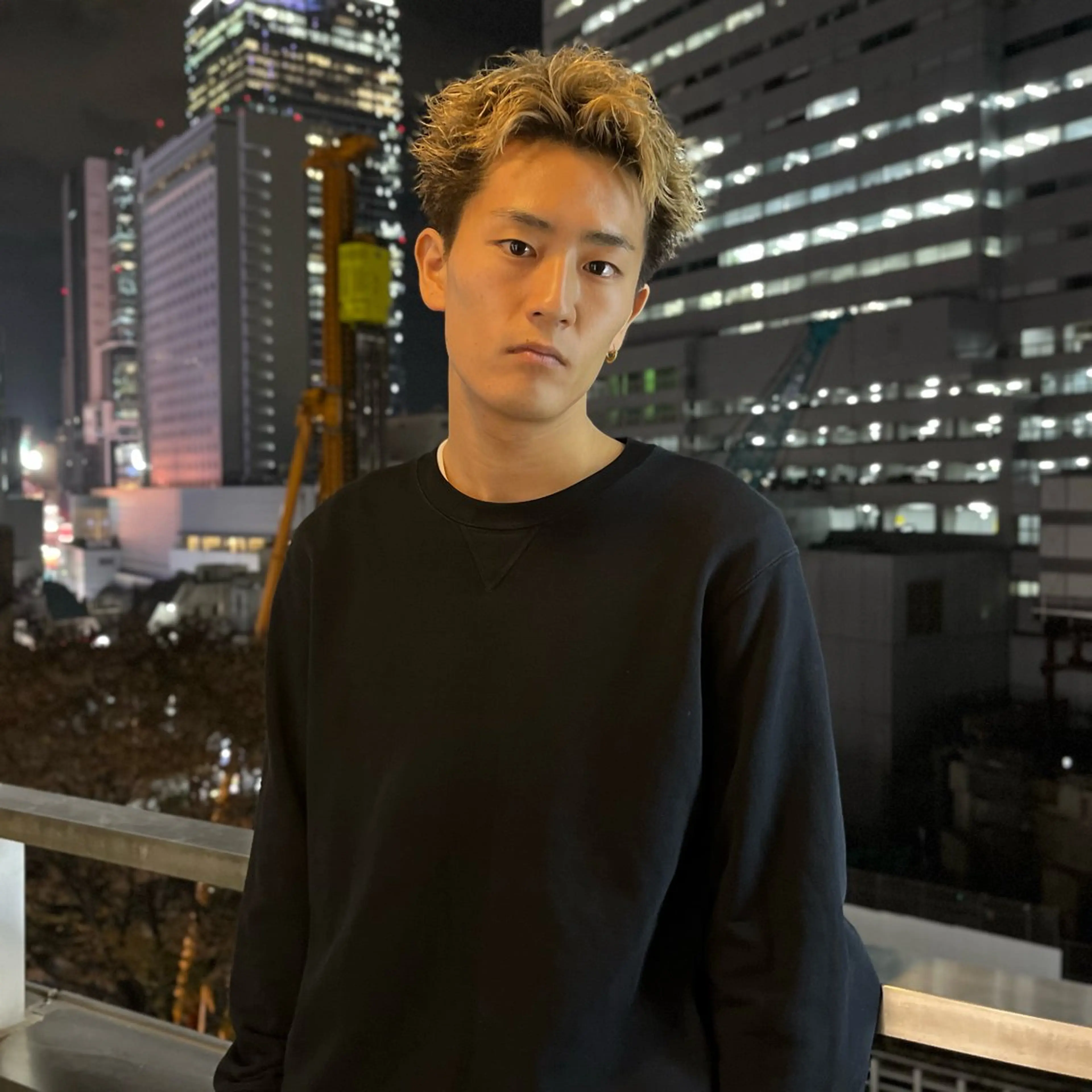 メンズ カット パーマ RIKU⚡️毛流れ ヘア×眉ワックスのヘアスタイル