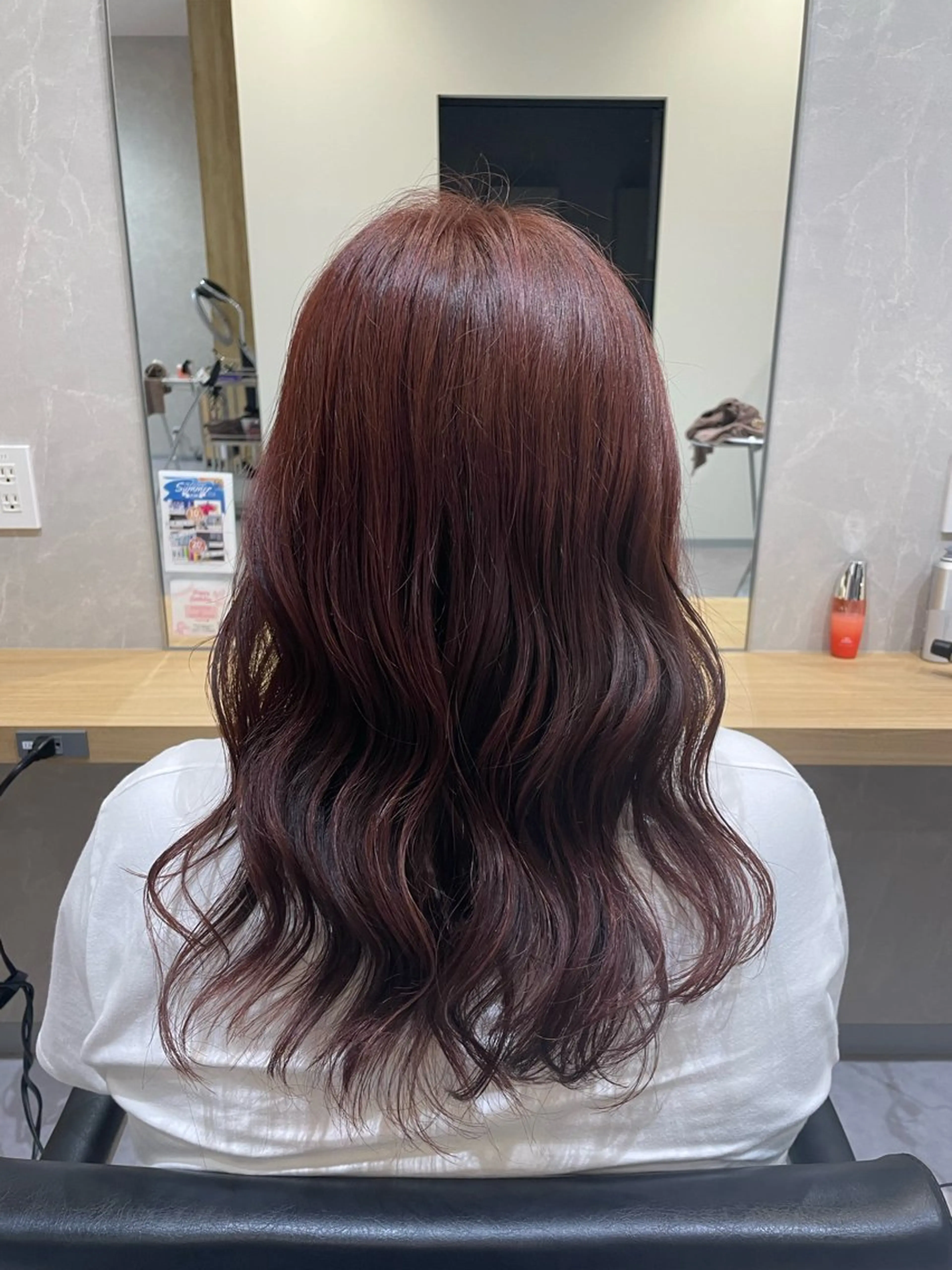 セミロング カラー ハイトーンカラー 縮毛矯正/ジャックのヘアスタイル