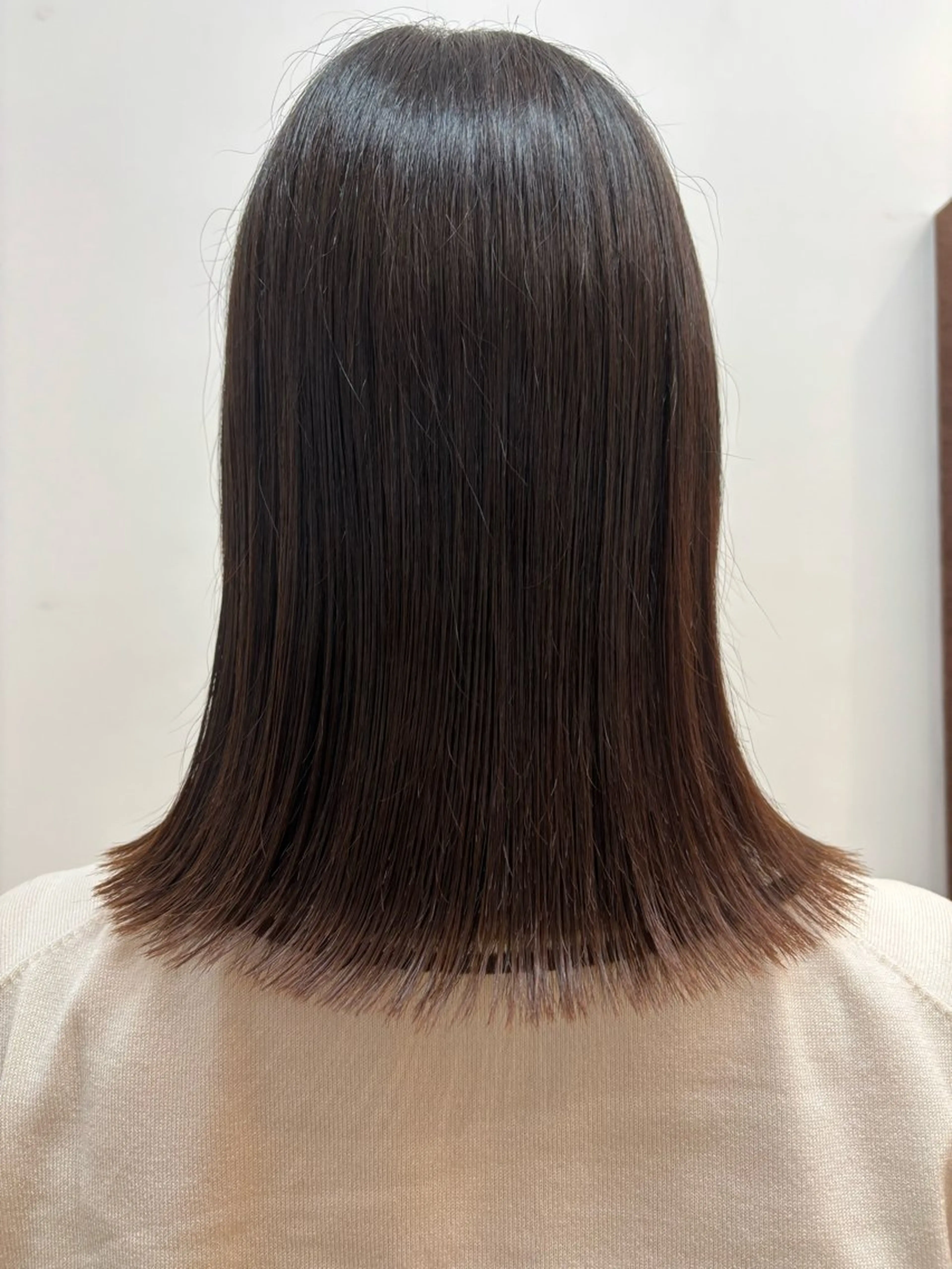 ミディアム みぞぐち じゅりのヘアスタイル