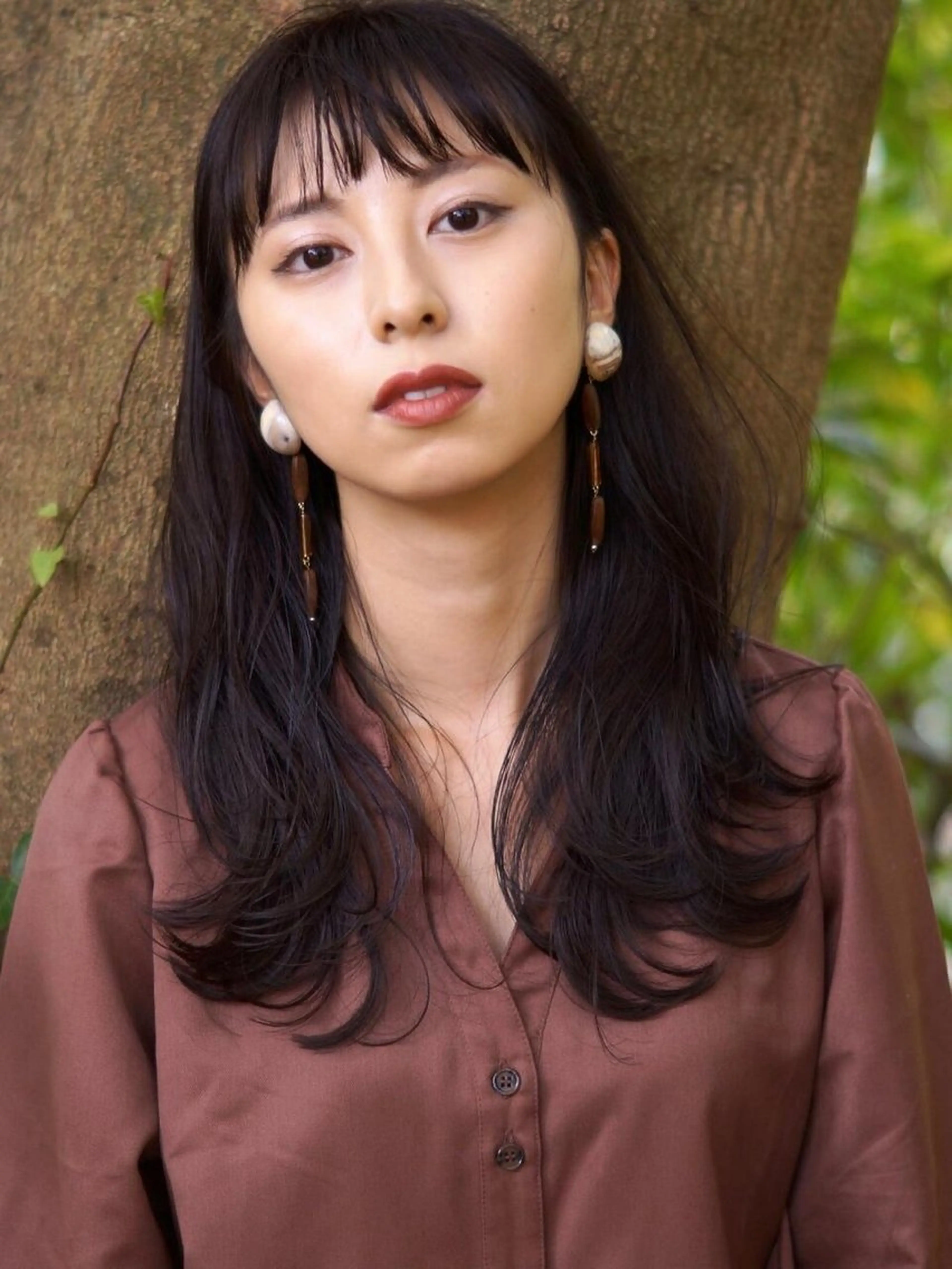 ロング hoNua. 栄/透明感カラーのヘアスタイル