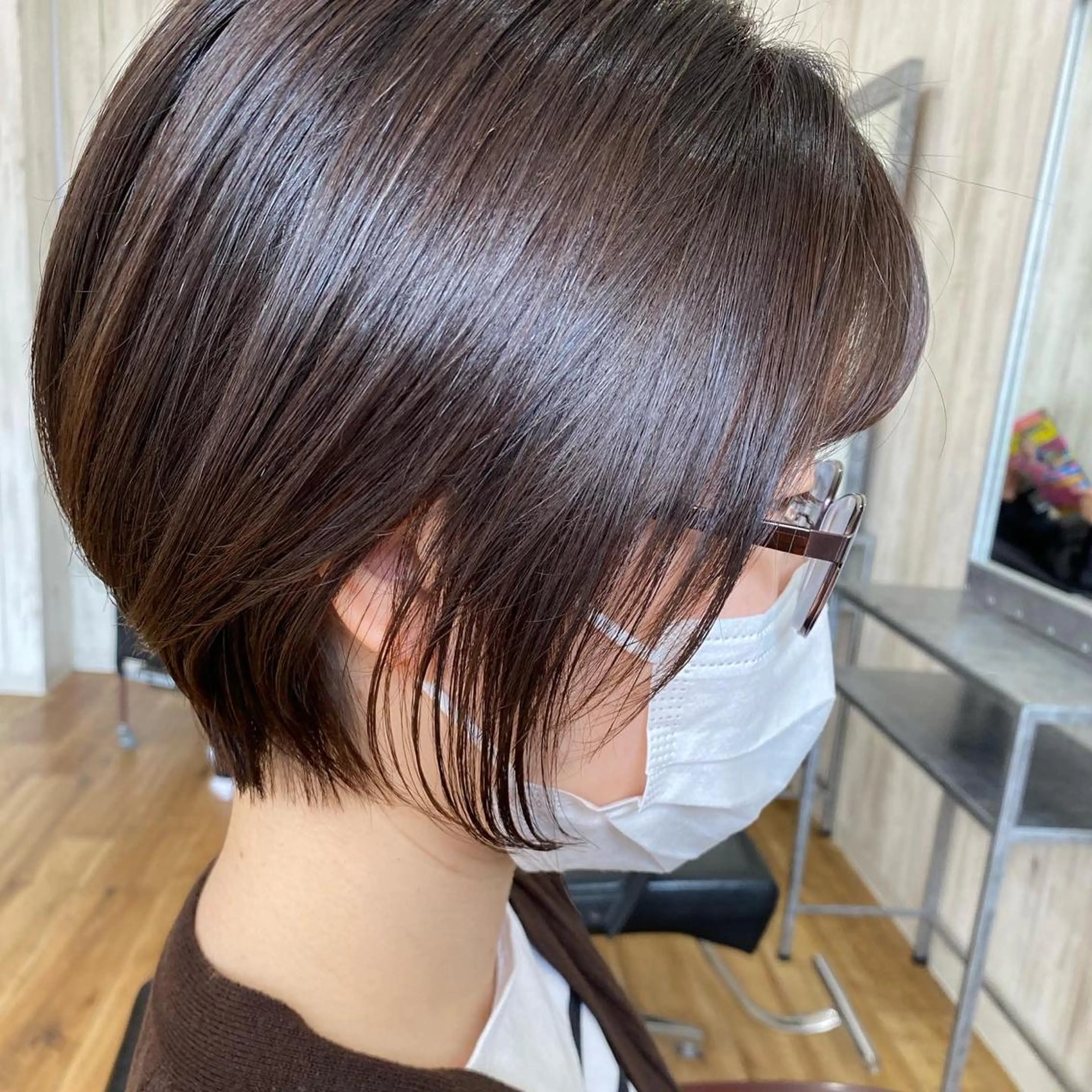 ショート カラー アディクシーカラー ブリーチ 透明感カラー エドルカラー イルミナカラー 夜23時まで予約🉑 reverieあきらのヘアスタイル