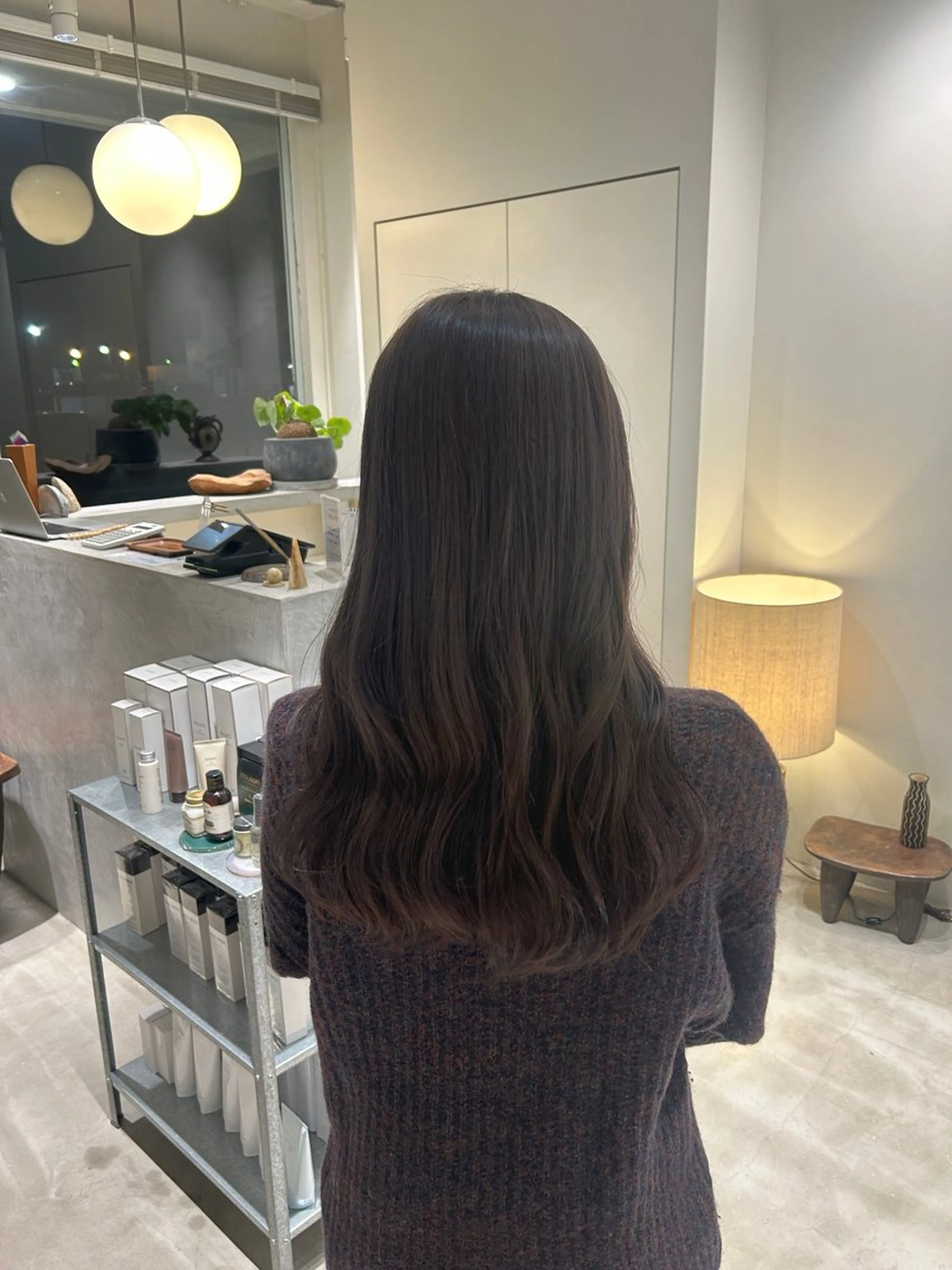ロング カラー ヘアカラー 篠原 若奈のヘアスタイル