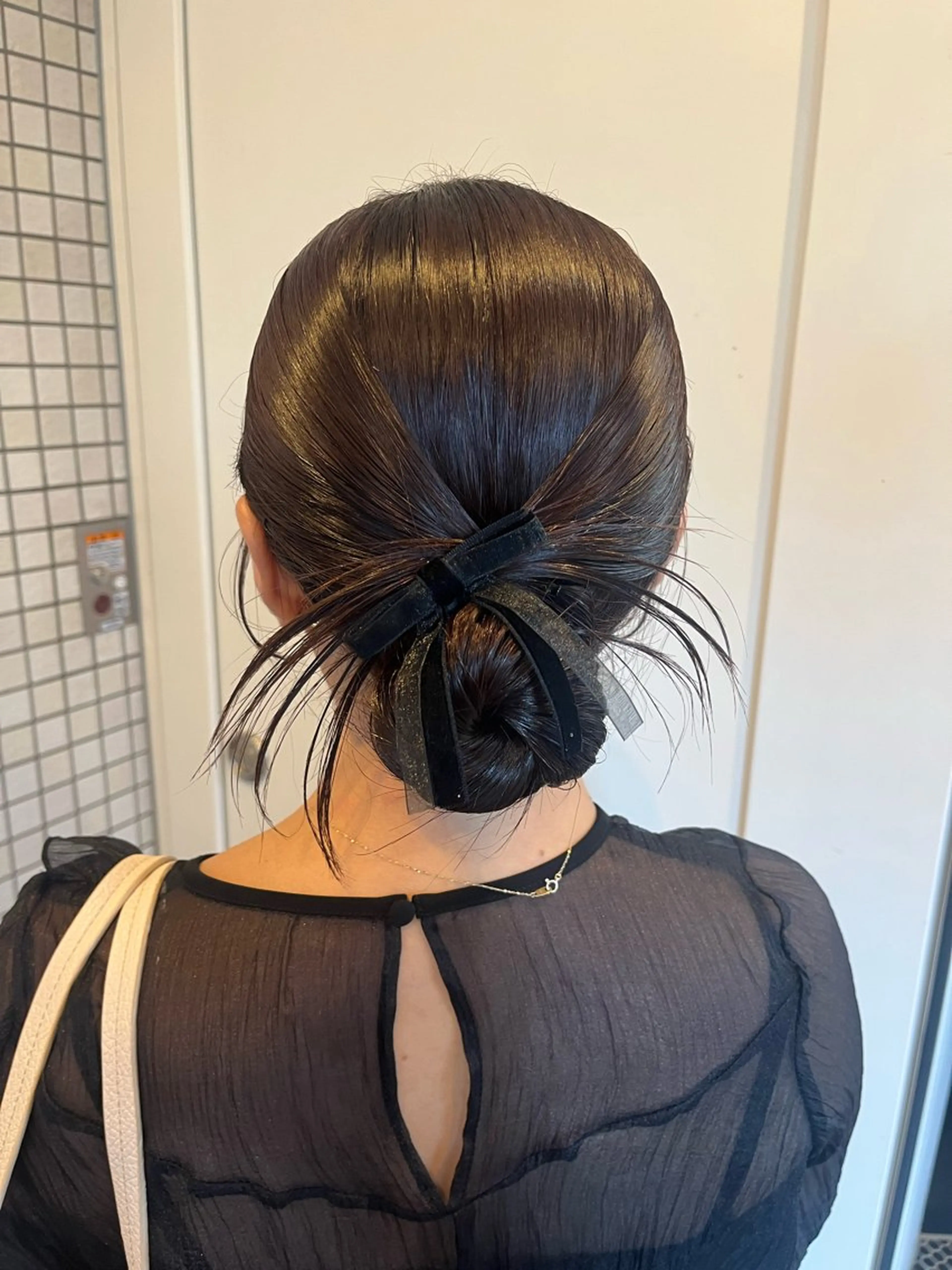 セミロング ヘアセット 暖色ブリーチ ⭐️honokaのヘアスタイル