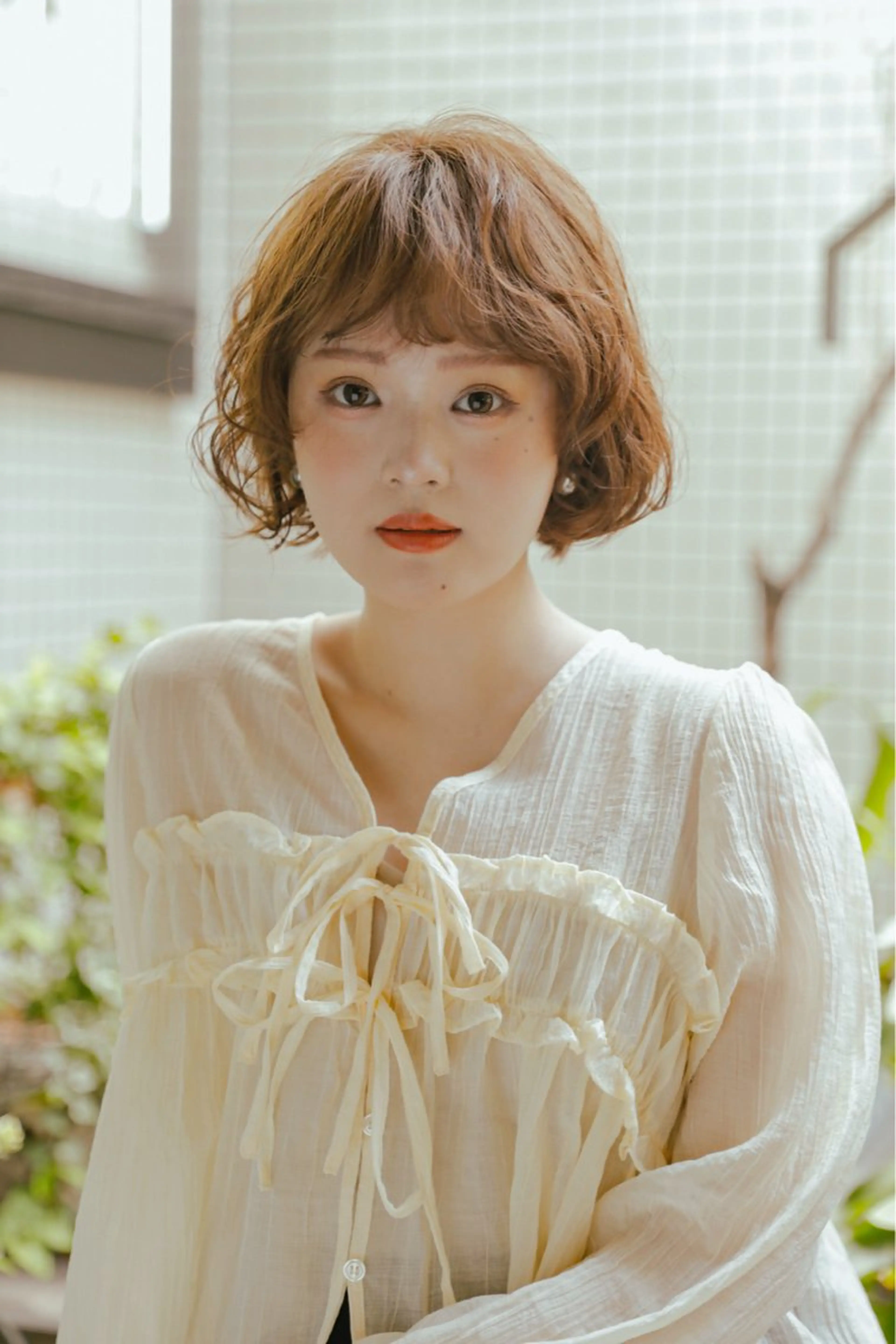 ショート ボブ レイヤーカット マレットヘア パーマ レイヤー/パーマ sHOTAのヘアスタイル