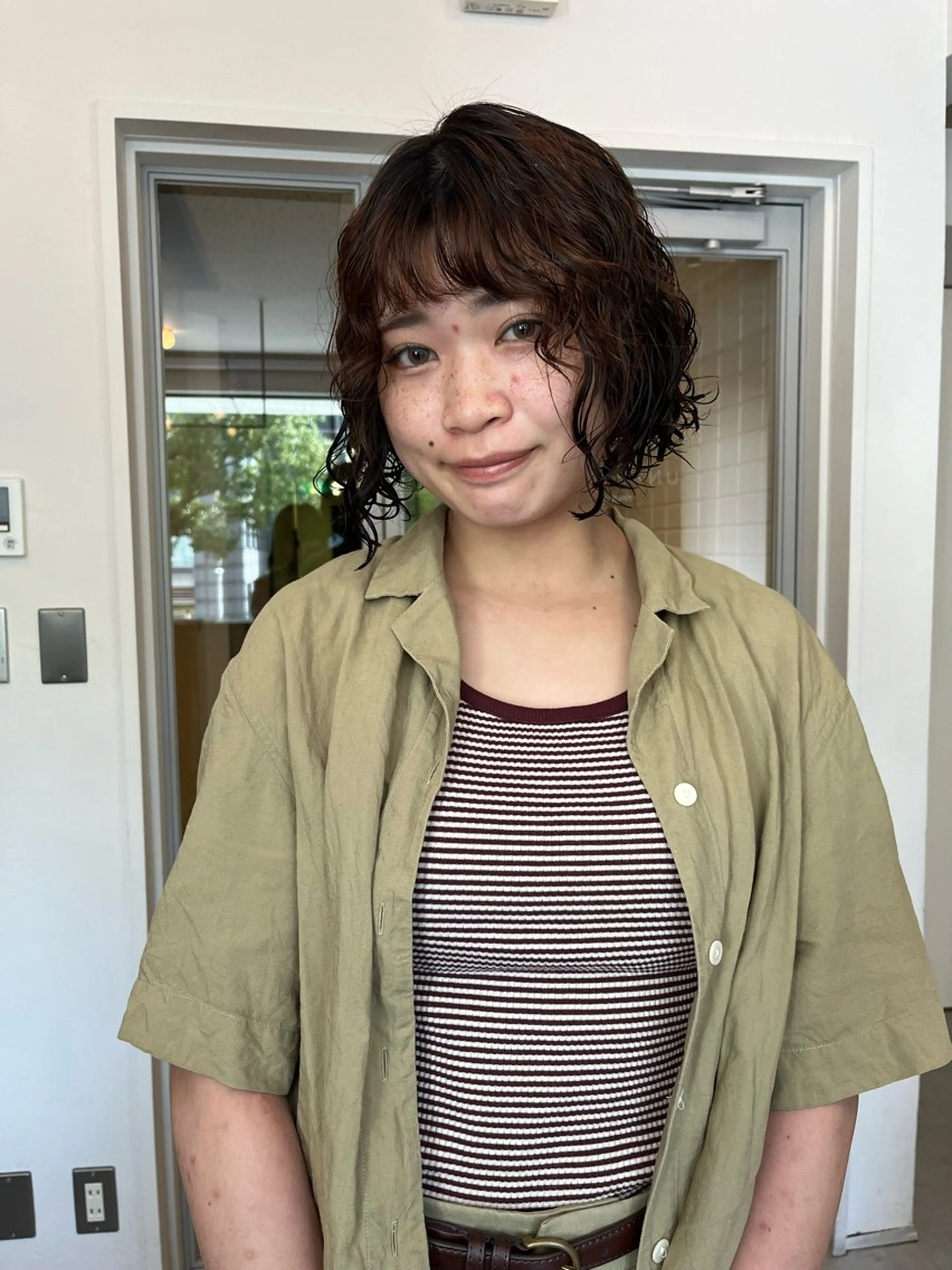 パーマ カノン／伏見/栄 パーマモデルのヘアスタイル